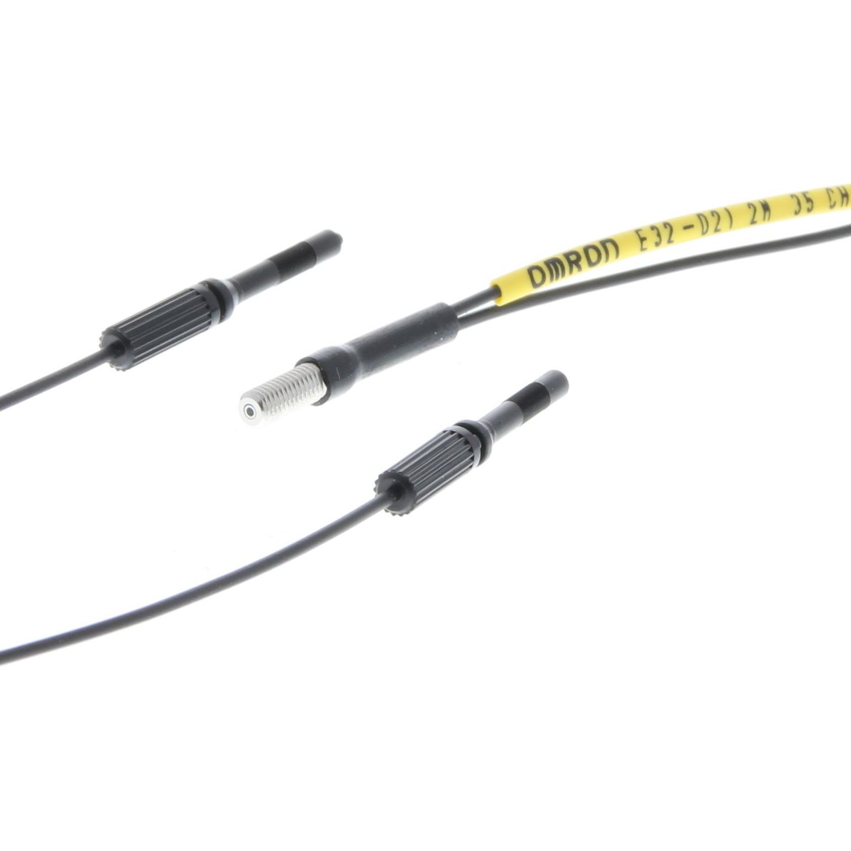 OMRON - Fiber optic sensor, diffuse, M4, long-di - E32-D21L 2M