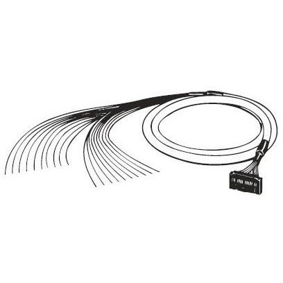 OMRON - I/O connection cable, unshielded, MIL20 - XW2Z-0100DM-L