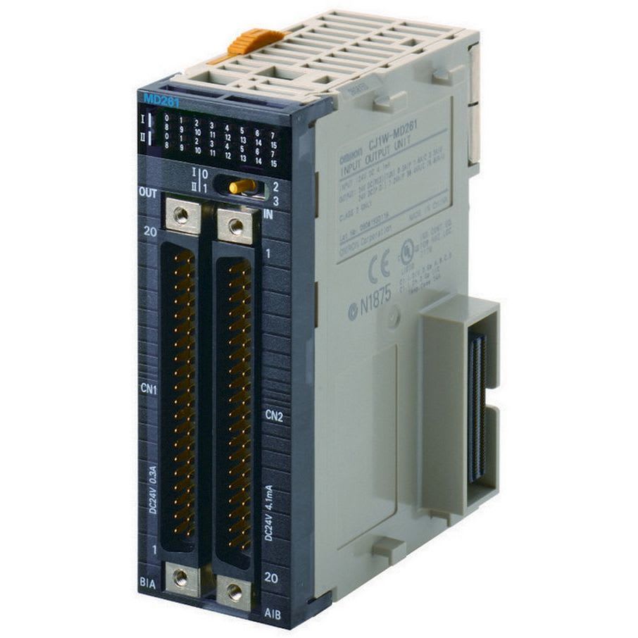 OMRON - Digital I/O unit, 32 x 24 VDC inputs, 32 - CJ1W-MD261