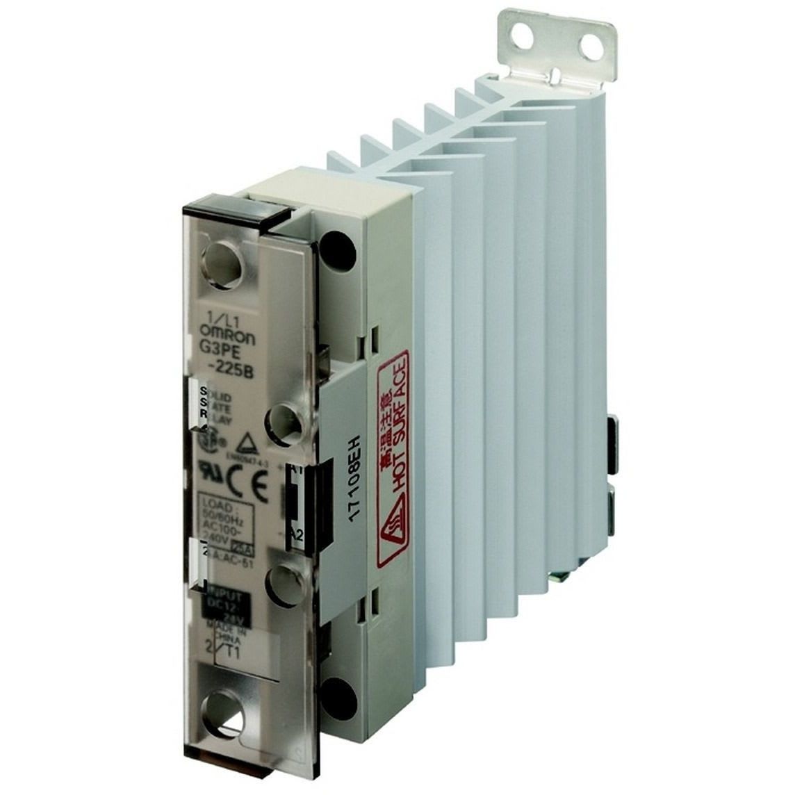 OMRON - Solid state relay, 1 phase, 25A 100-240 - G3PE-225B 12-24VDC