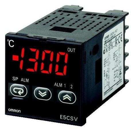 OMRON - Temp. controller, LITE, DIN48x48, 12 VDC - E5CSV-Q1TD-500 24VAC/DC