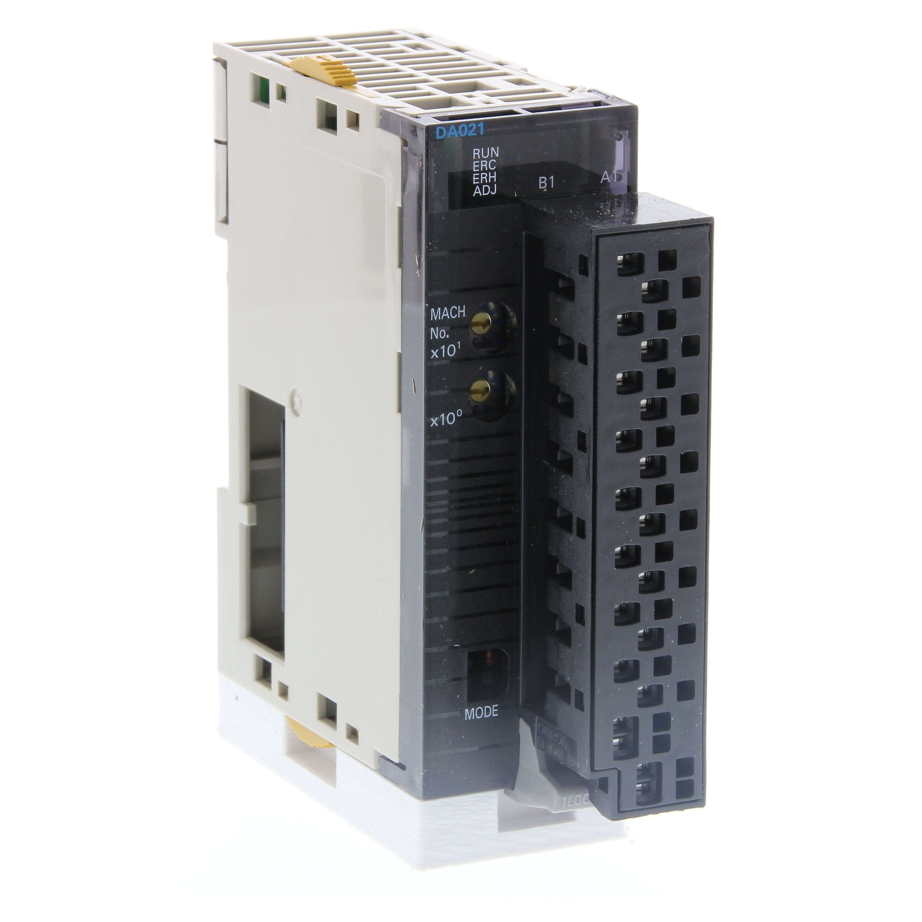 OMRON - Analog output unit, 2 x outputs 1 to 5 V - CJ1W-DA021(SL)