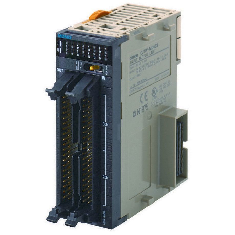 OMRON - Digital I/O unit, 32 x 5 VDC TTL inputs, - CJ1W-MD563