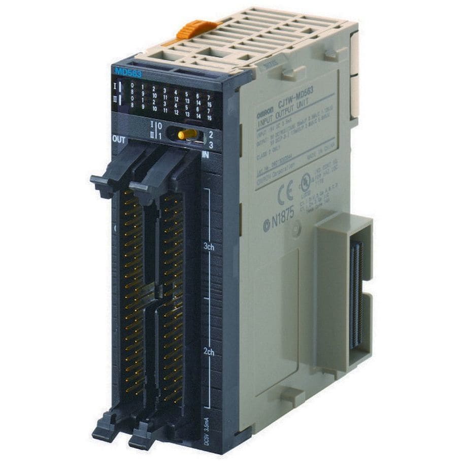 OMRON - Digital I/O unit, 32 x 5 VDC TTL inputs, - CJ1W-MD563