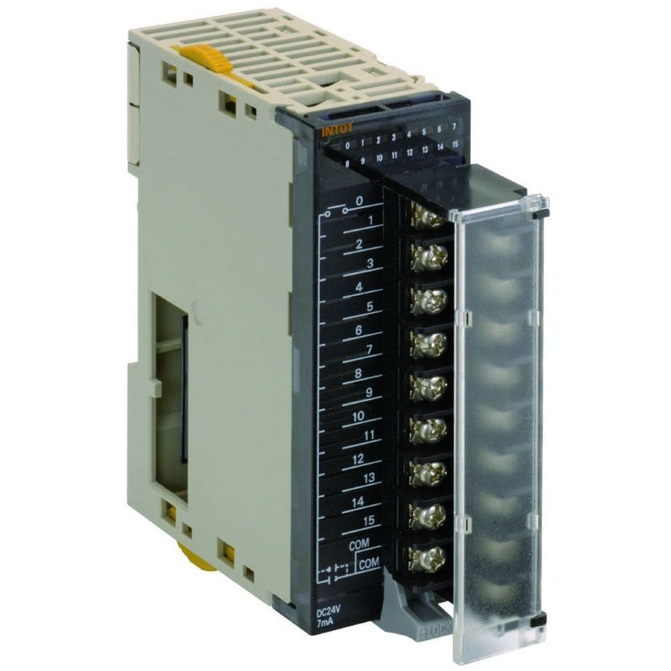 OMRON - Digital interrupt input unit, 16 x 24 VD - CJ1W-INT01