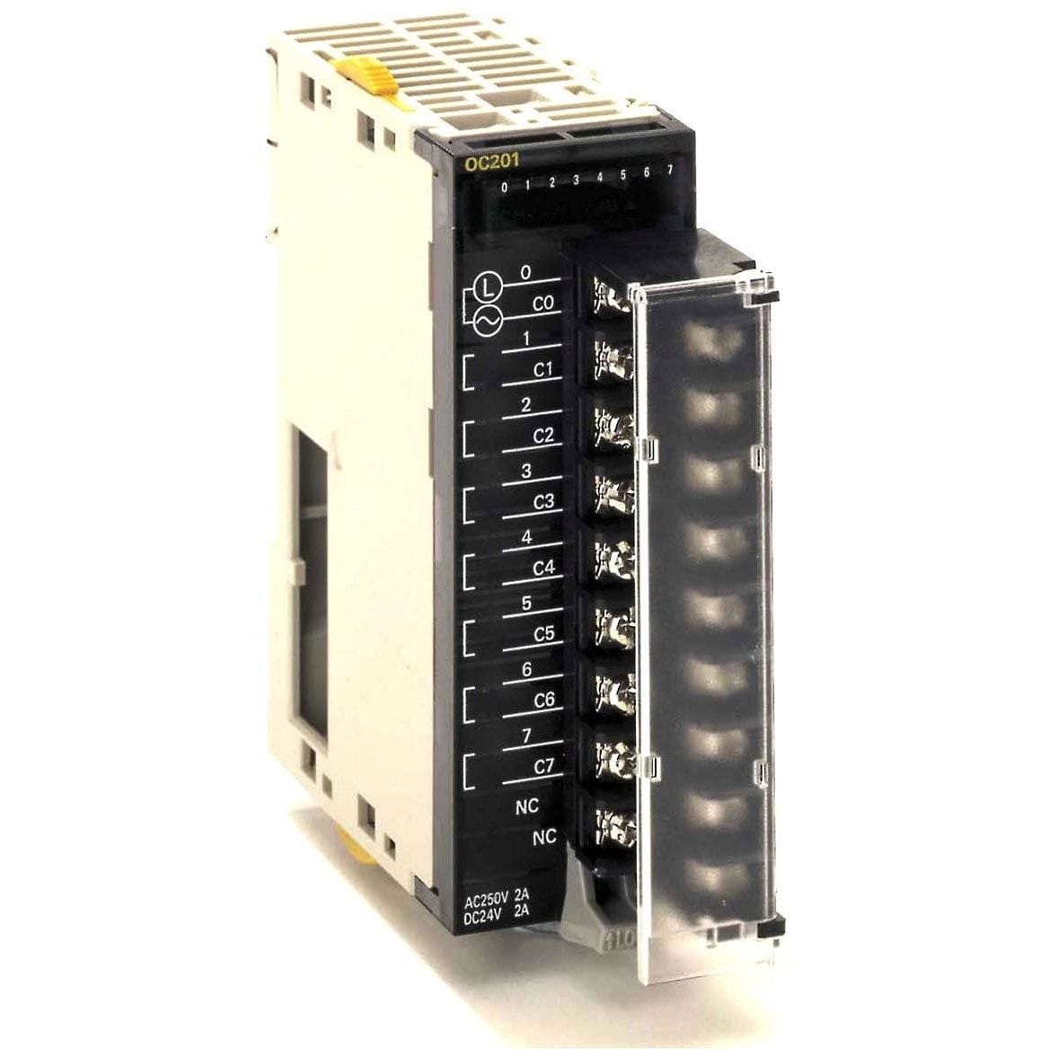 OMRON - Digital output unit, 8 x relay outputs, - CJ1W-OC201