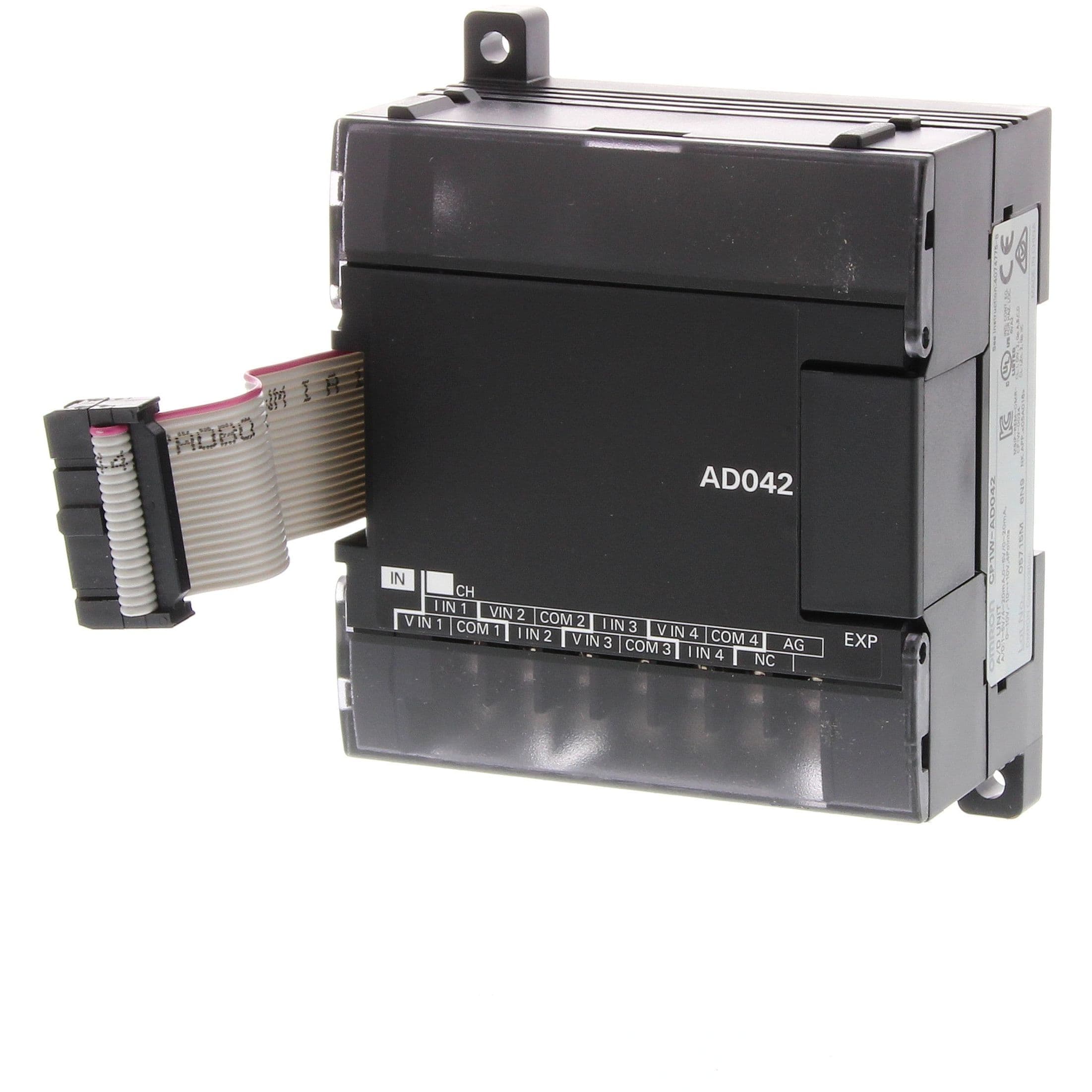 OMRON - I/O expansion unit, 4 x analog inputs 0 - CP1W-AD042