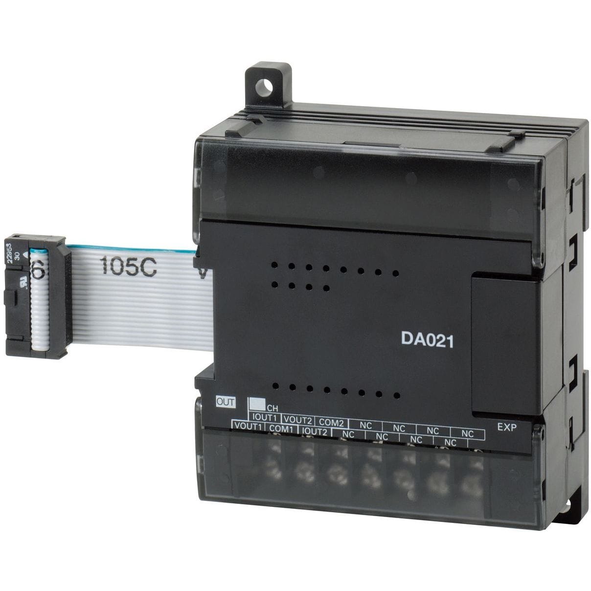 OMRON - I/O expansion unit, 2 x analog outputs 0 - CP1W-DA021