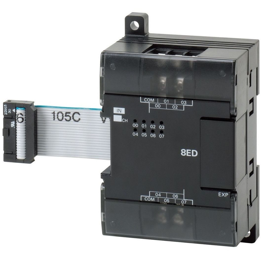 OMRON - I/O expansion unit, 8 x 24 VDC inputs - CP1W-8ED