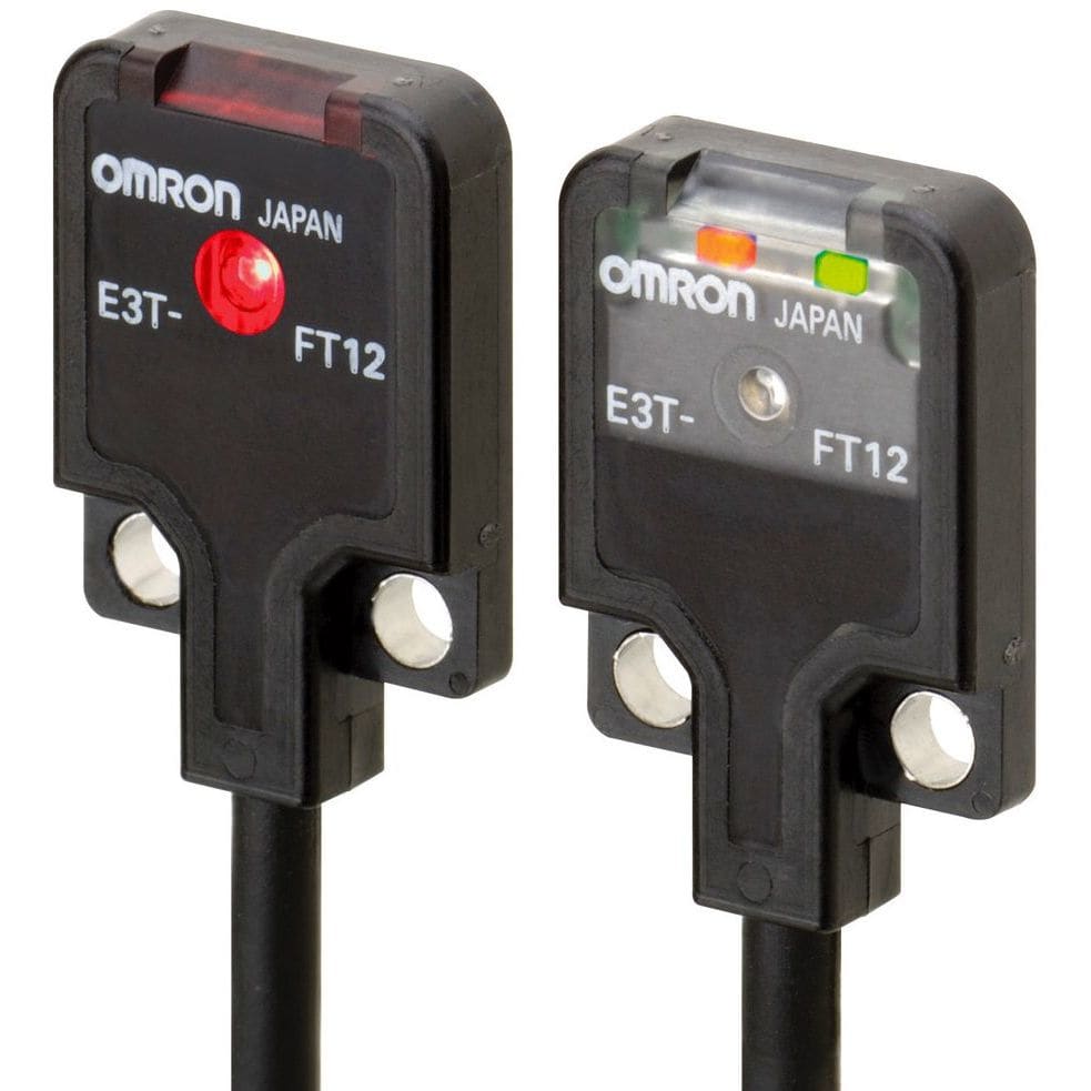 OMRON - Photoelectric sensor, through-beam, 500m - E3T-FT12 2M