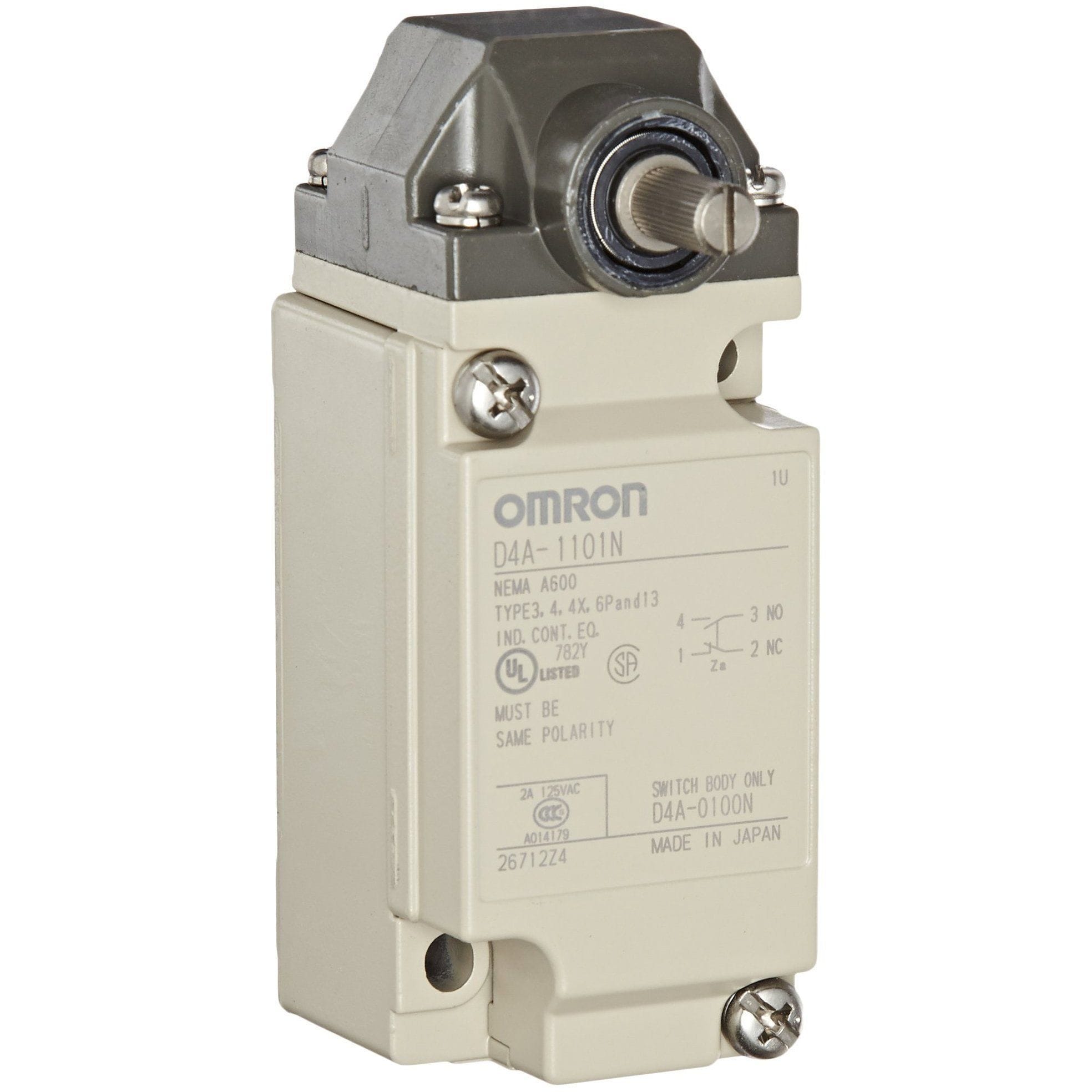 OMRON - Limit switch, double-pole, double-break, - D4A-1101N