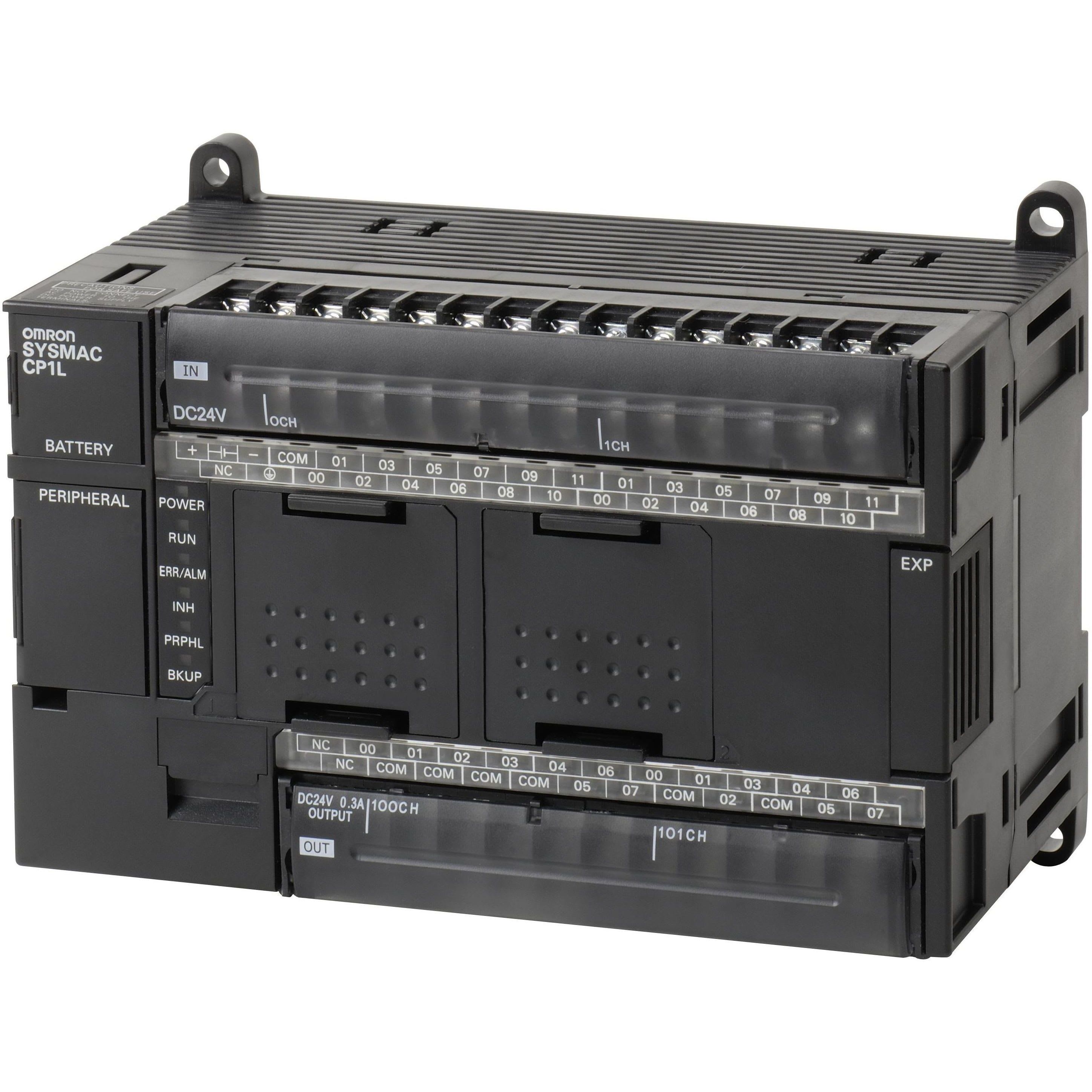 OMRON - PLC, 24 VDC supply, 24 x 24 VDC inputs, - CP1L-M40DT1-D
