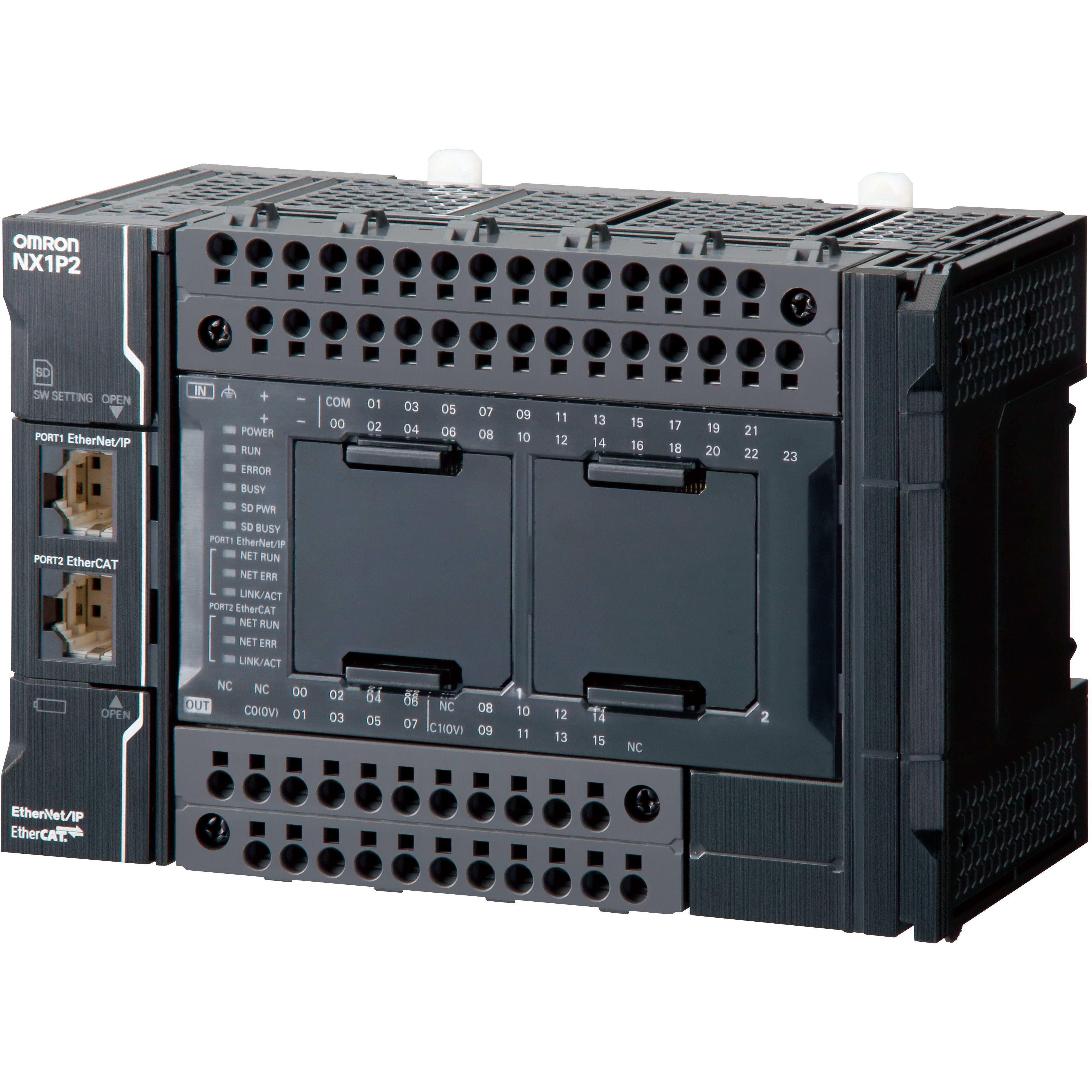 OMRON - Sysmac NX1P CPU with 40 Digital Transist - NX1P2-1040DT1