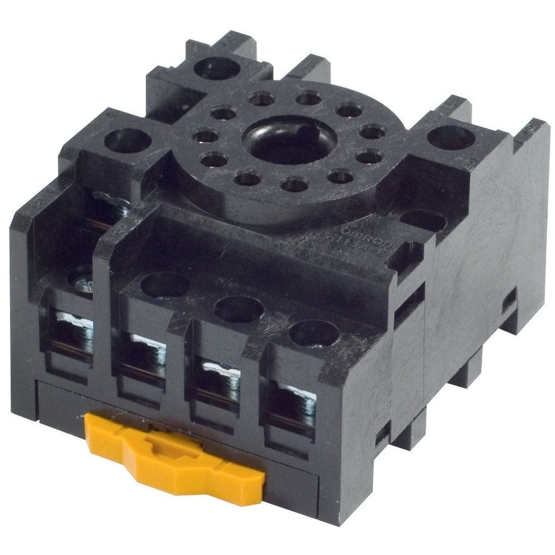 OMRON - Socket, DIN rail/surface mounting, 3 pol - PF113A