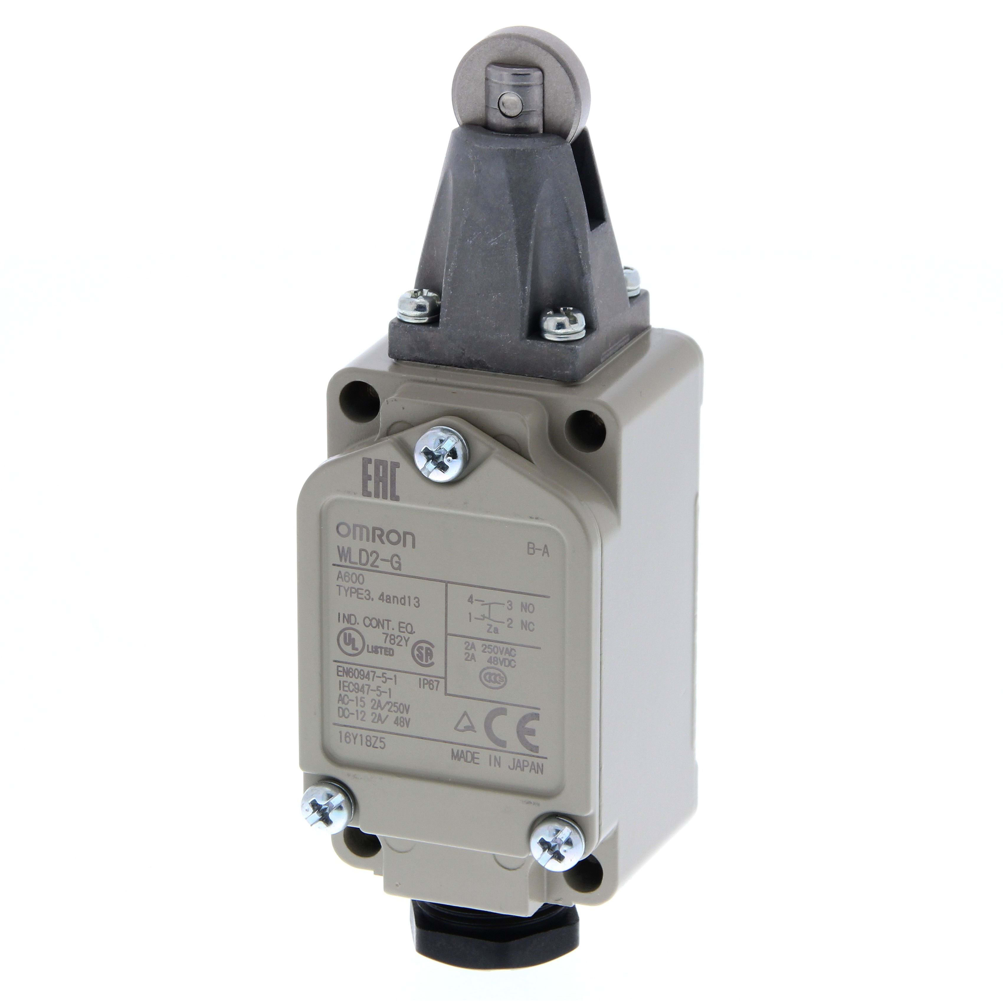 OMRON - Limit switch, roller top plunger, DPDB, - WLD2-G
