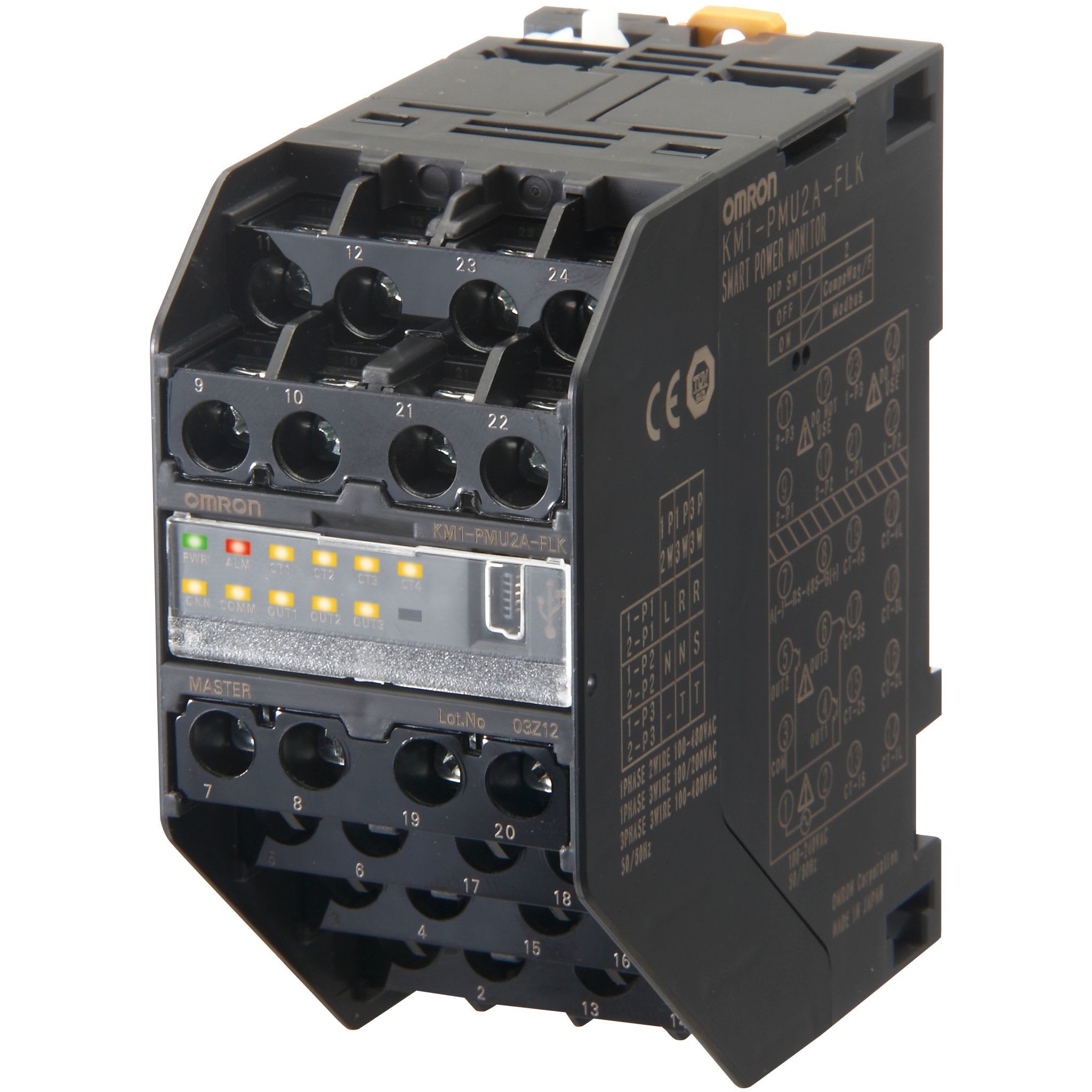 OMRON - Power monitor, master unit, dual system - KM1-PMU2A-FLK