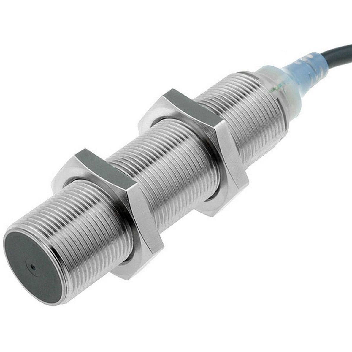OMRON - Proximity sensor, inductive, brass-nicke - E2A-M18LS08-WP-D1 2M