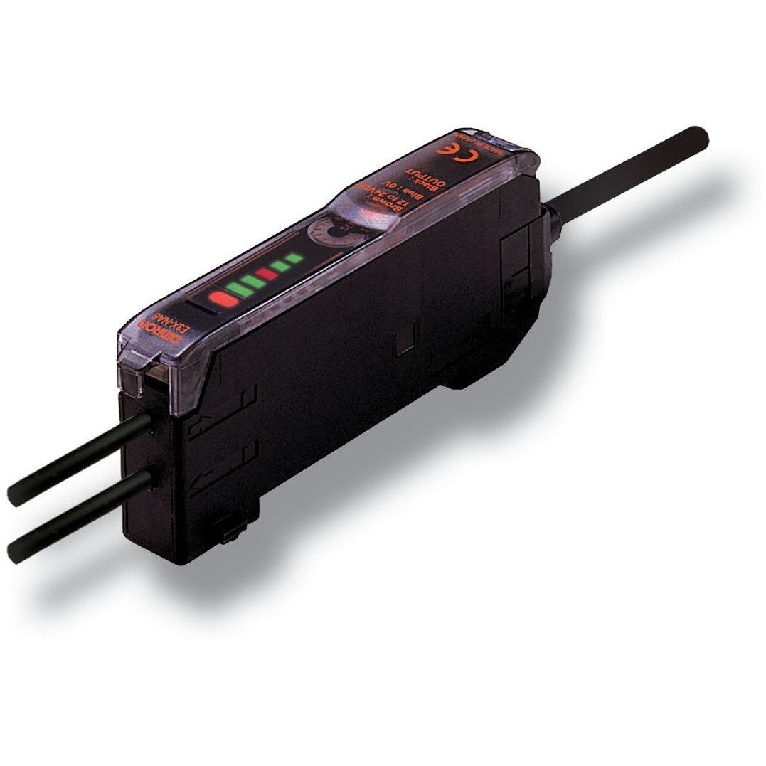 OMRON - Fiber amplifier, DC, 3-wire, PNP, 2m cab - E3X-NA41-1 2M