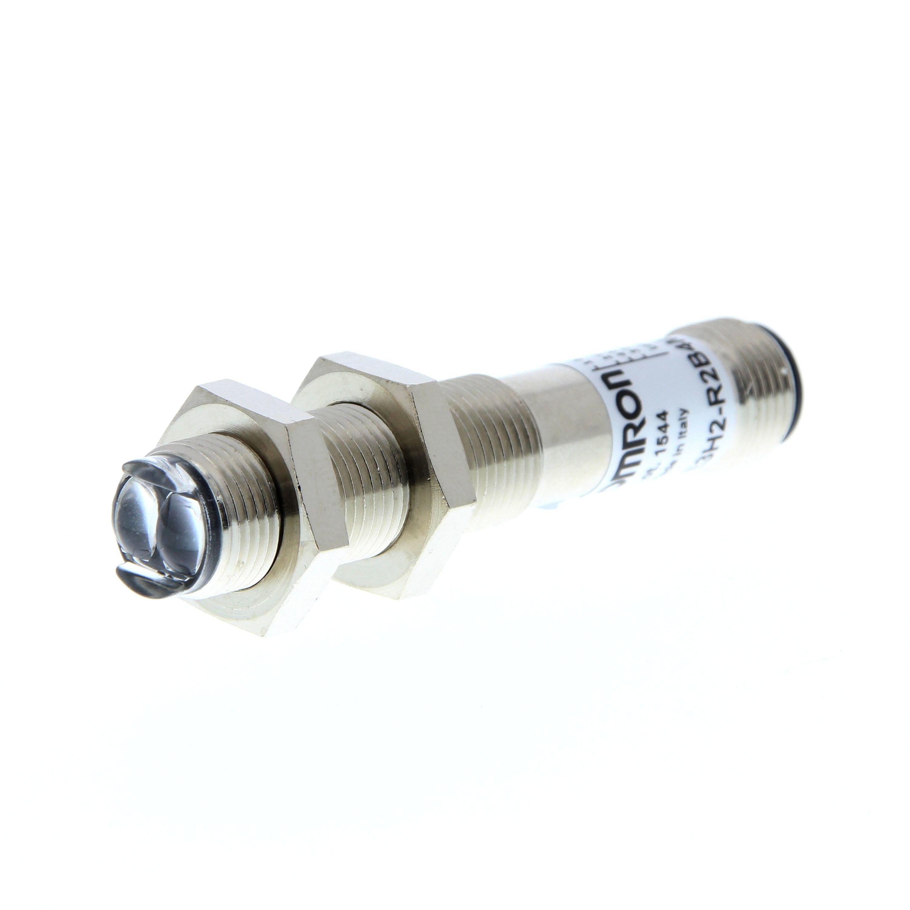 OMRON - Photoelectric sensor M12 brass housing, - E3H2-R2B4M-M1