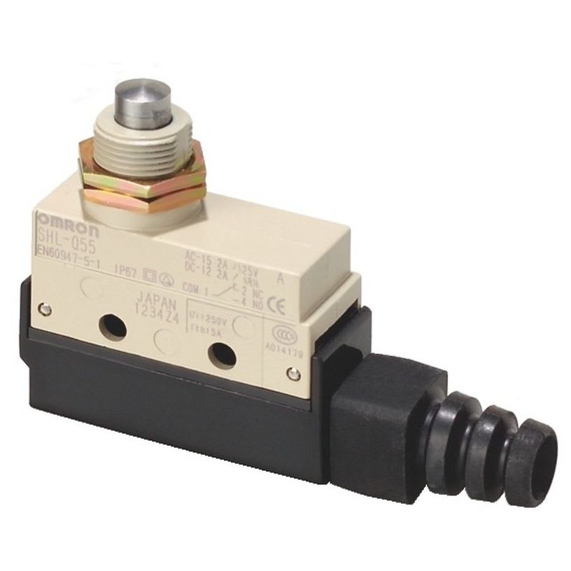 OMRON - Subminature enclosed switch, panel mount - SHL-Q55