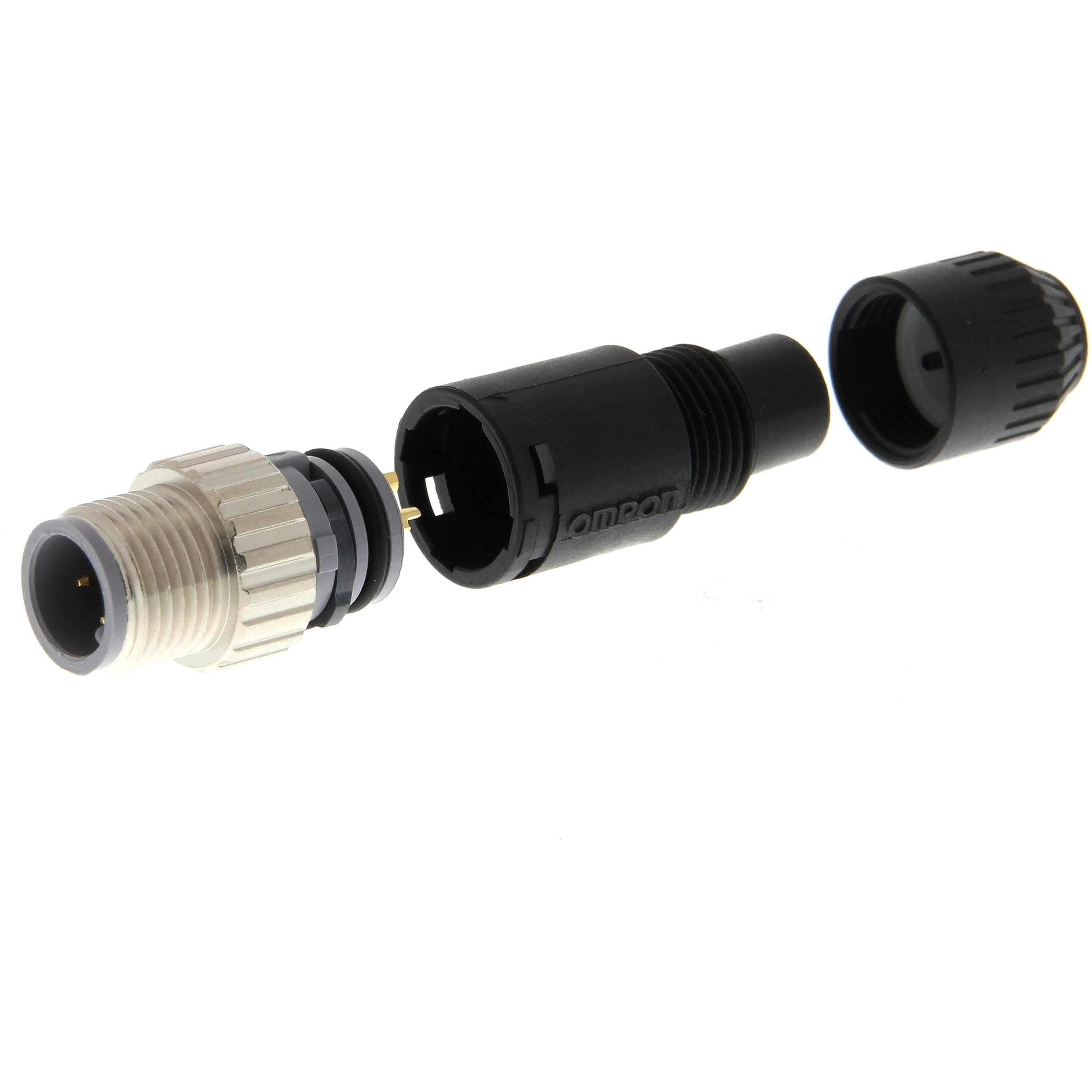 OMRON - Field assembly connector, M12 straight p - XS2G-D421