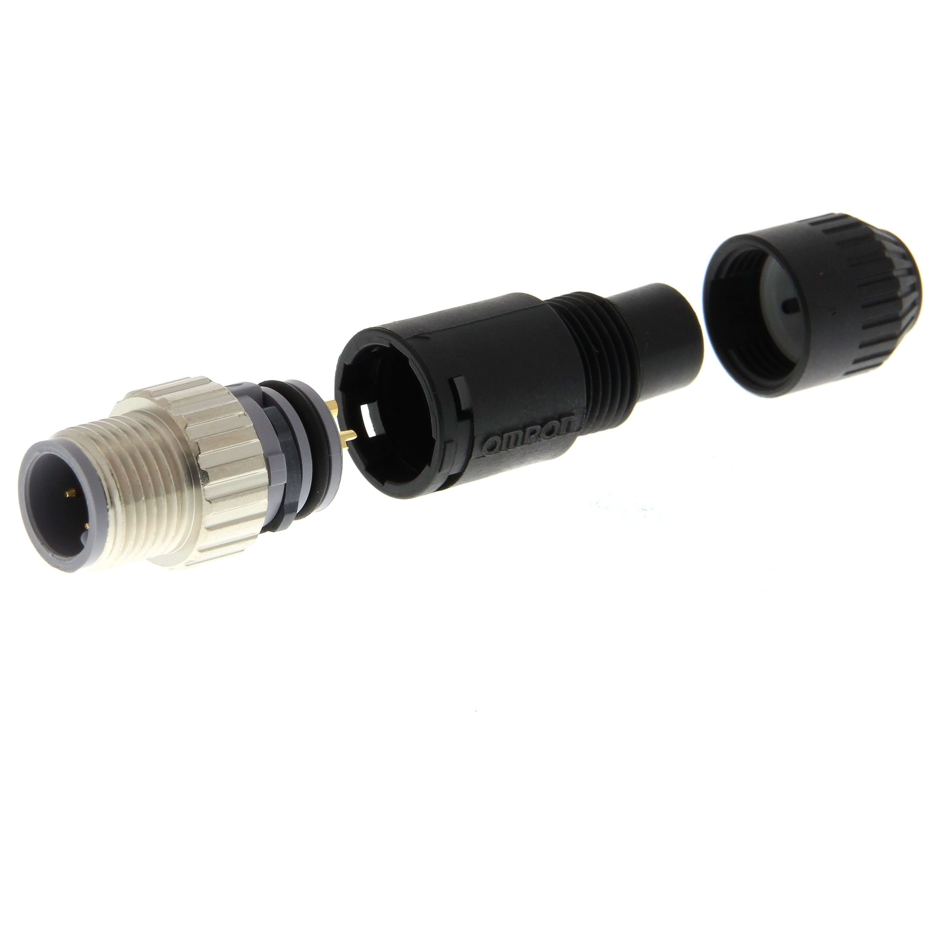 OMRON - Field assembly connector, M12 straight p - XS2G-D421