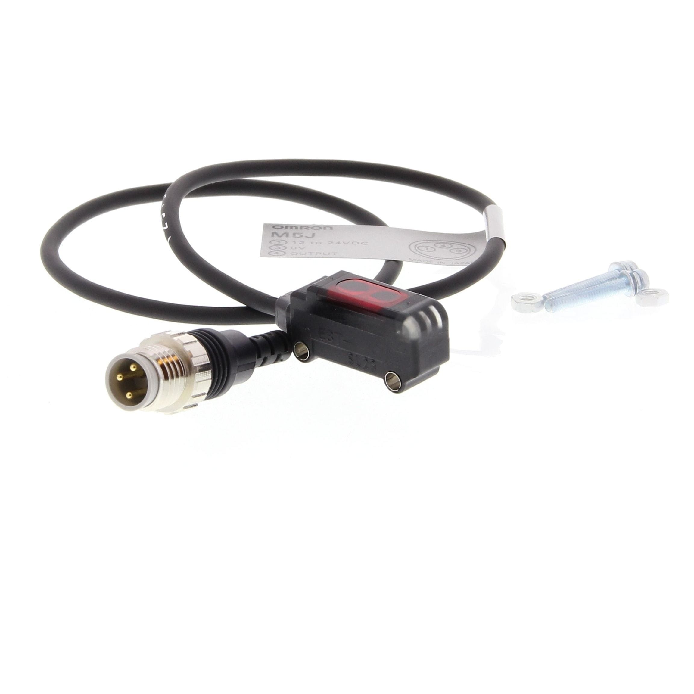 OMRON - Photoelectric sensor, diffuse, 30 mm, DC - E3T-SL23-M5J 0.3M