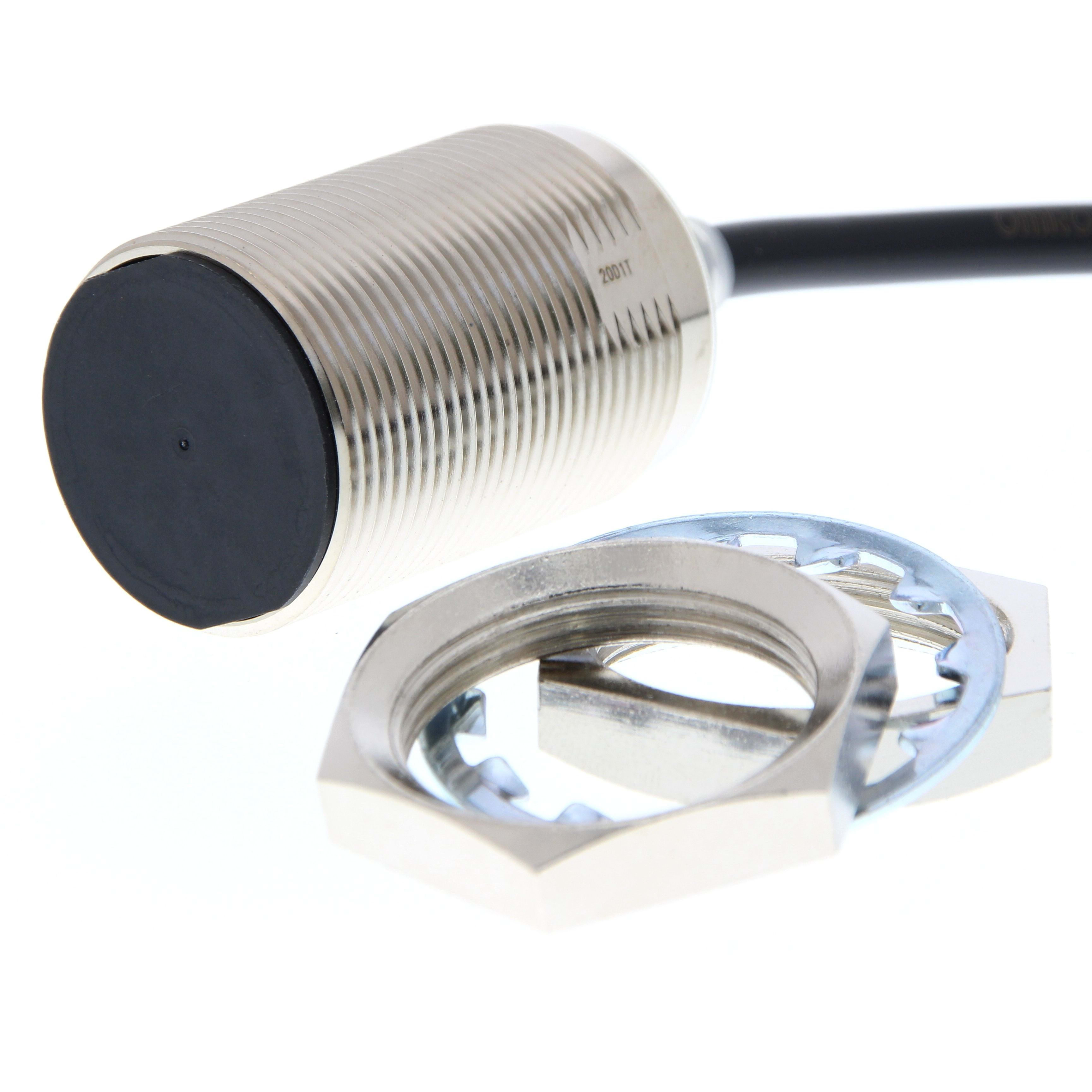 OMRON - Proximity sensor, inductive, brass-nicke - E2E-X20D230 2M