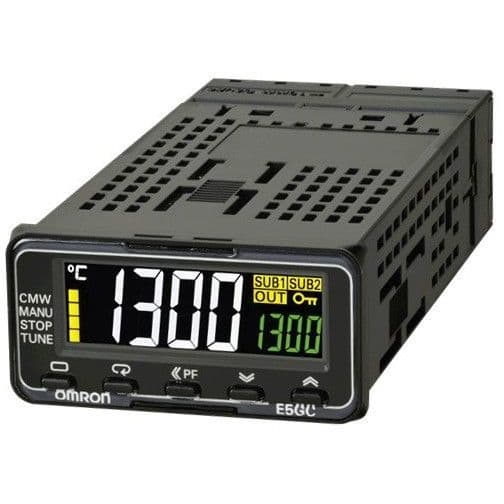 OMRON - Temp. controller PRO,1/32 DIN (24x48mm), - E5GC-RX1DCM-000