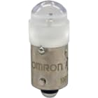 OMRON - Pushbutton accessory A22NZ, White LED La - A22NZ-L-WA