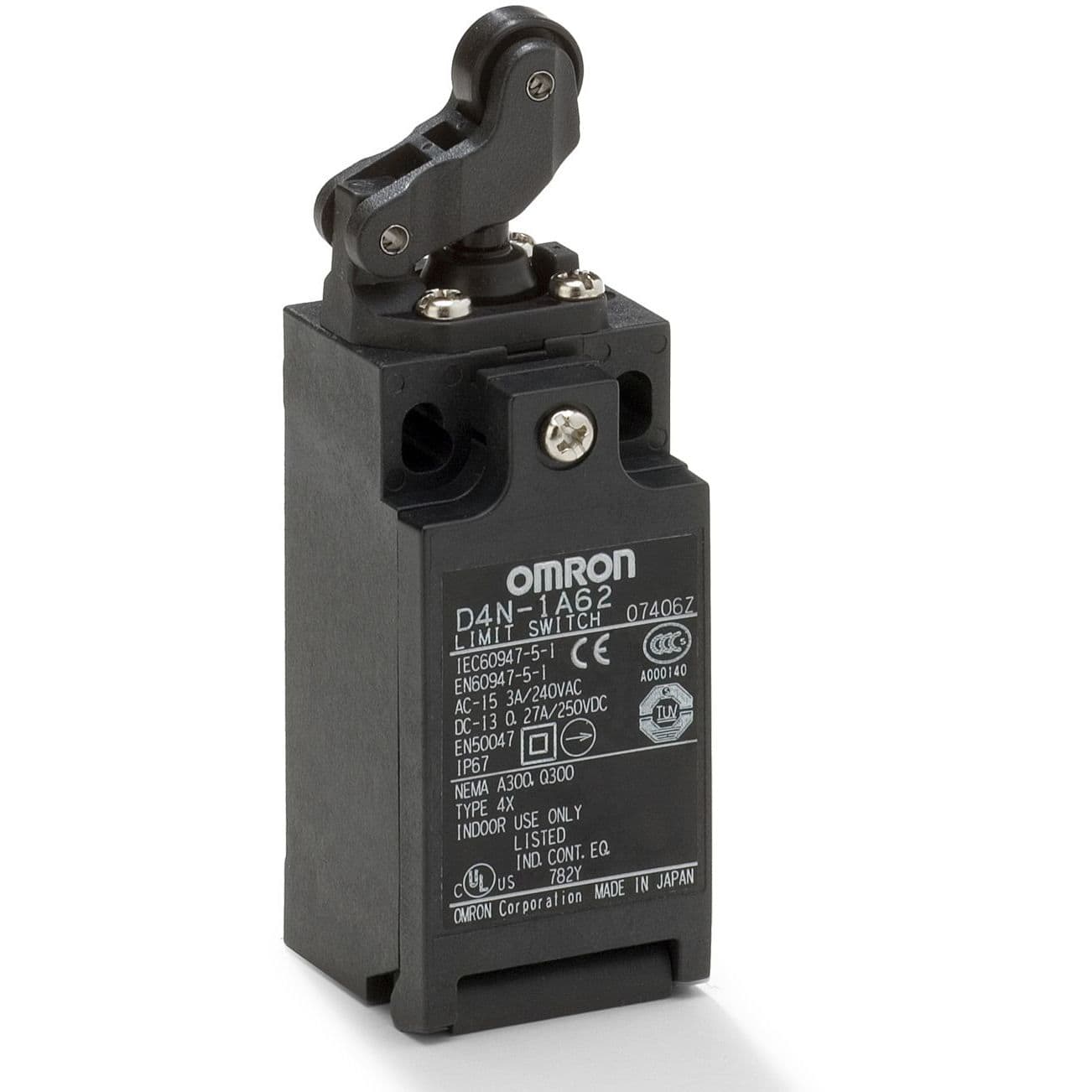 OMRON - Limit switch, One-way roller arm lever ( - D4N-1A62