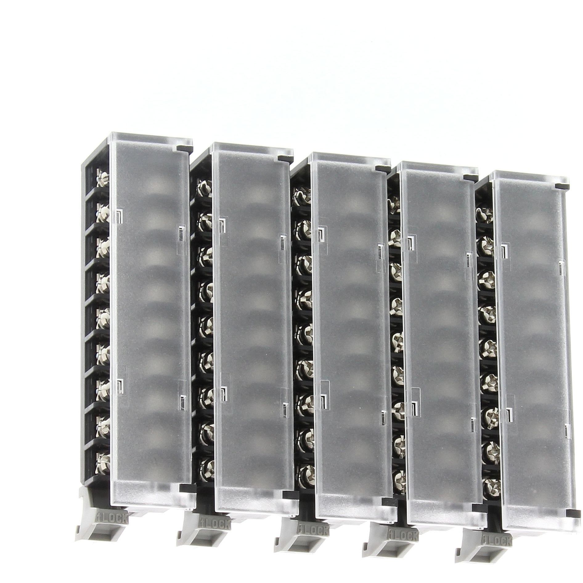 OMRON - Set of 5 screw terminal blocks (18-point - CJ-OD507-18P-5