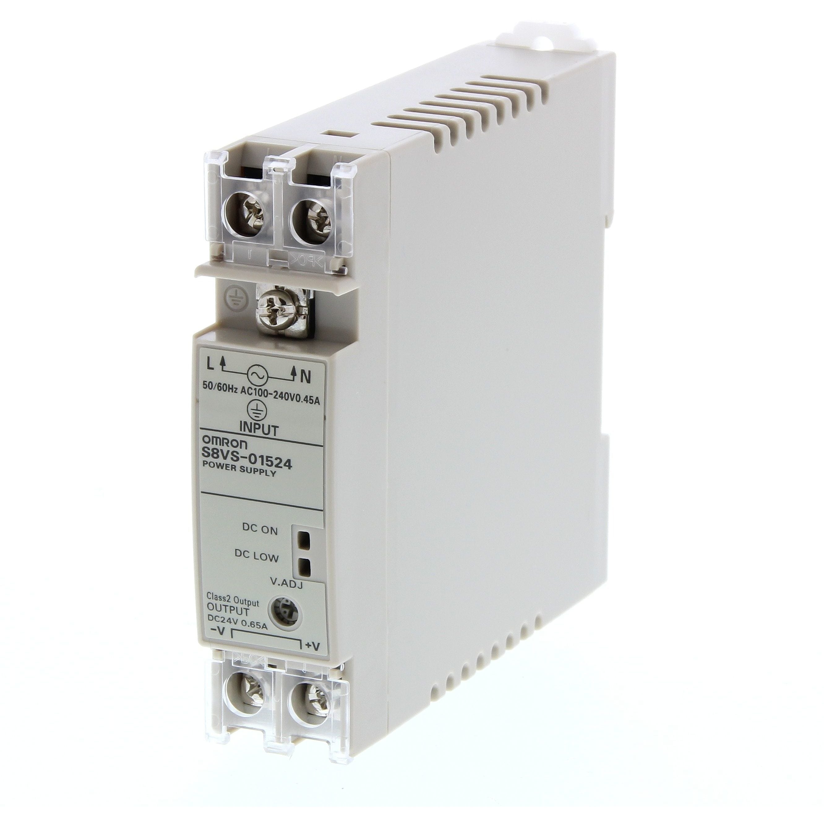OMRON - Power supply, plastic case, 22.5 mm wide - S8VS-01524