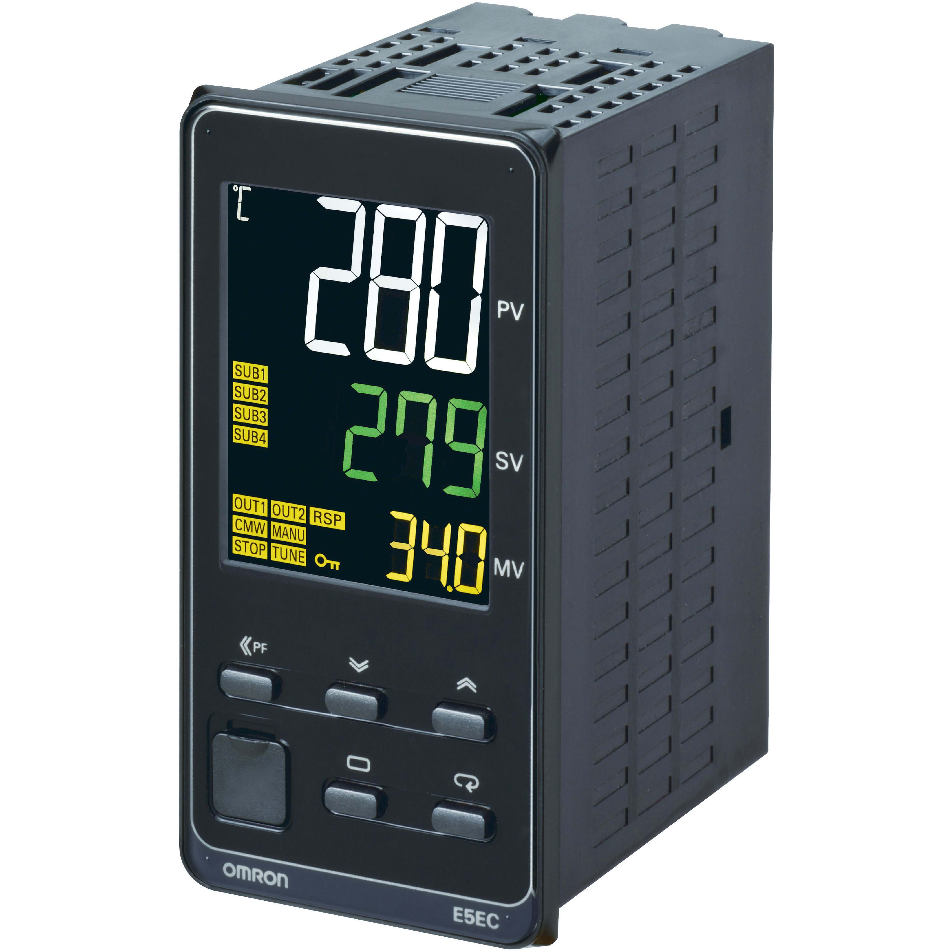 OMRON - Temperature controller, 1/8DIN (48 x 96m - E5EC-QX4DBM-000