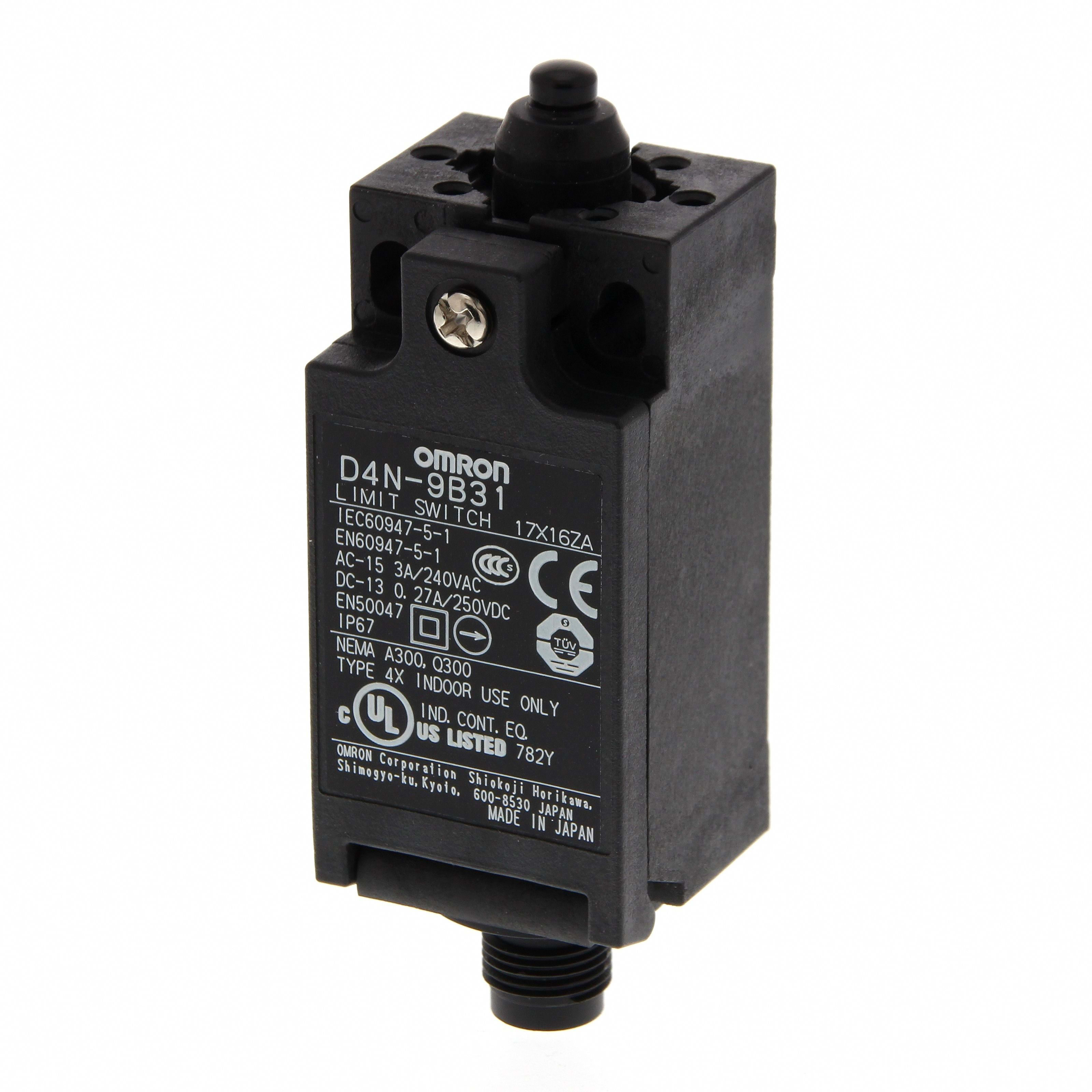 OMRON - Safety Limit switch, D4N, M12 connector - D4N-9B31