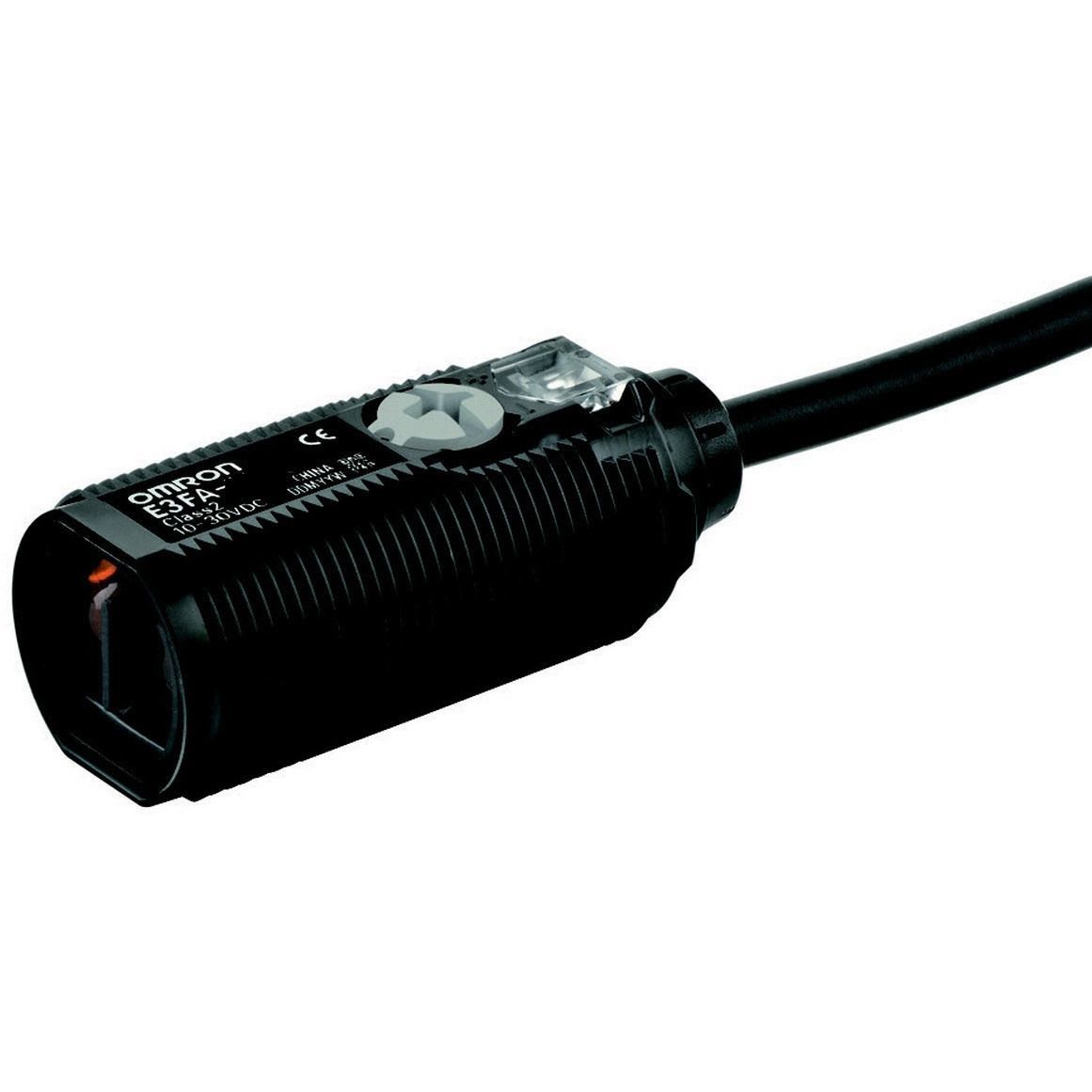 OMRON - Photoelectric sensor, M18 threaded barre - E3FA-BN12 2M