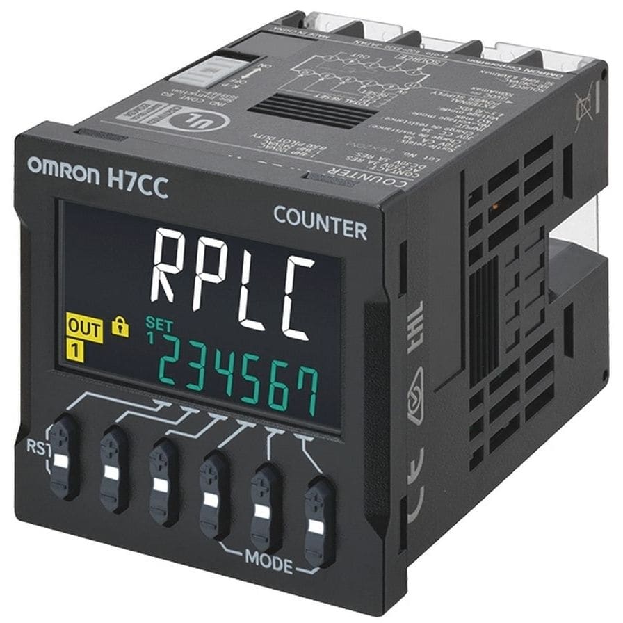OMRON - Digital counter, plug-in, 11-pin, 48x48 - H7CC-A11SD