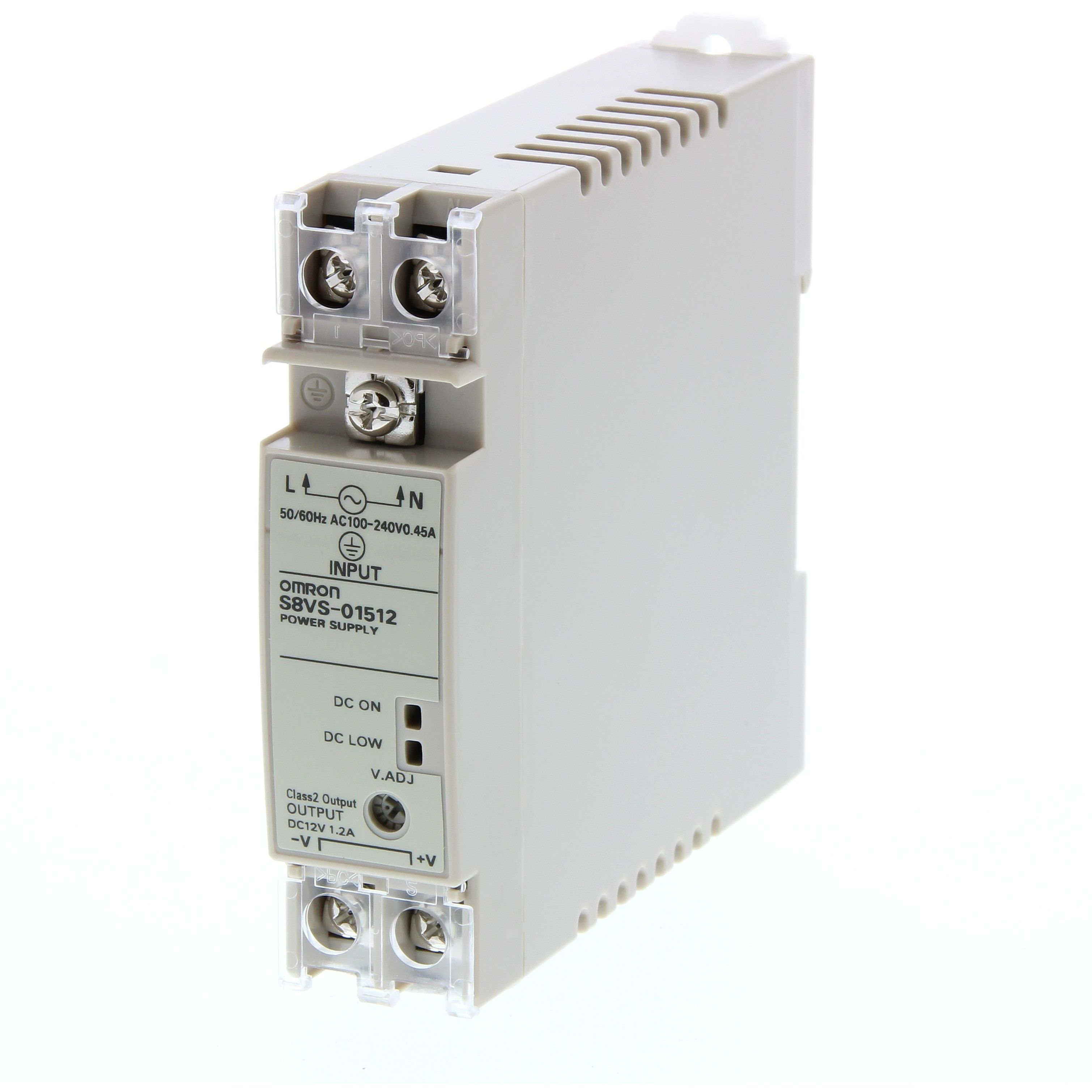 OMRON - Power supply, plastic case, 22.5 mm wide - S8VS-01512