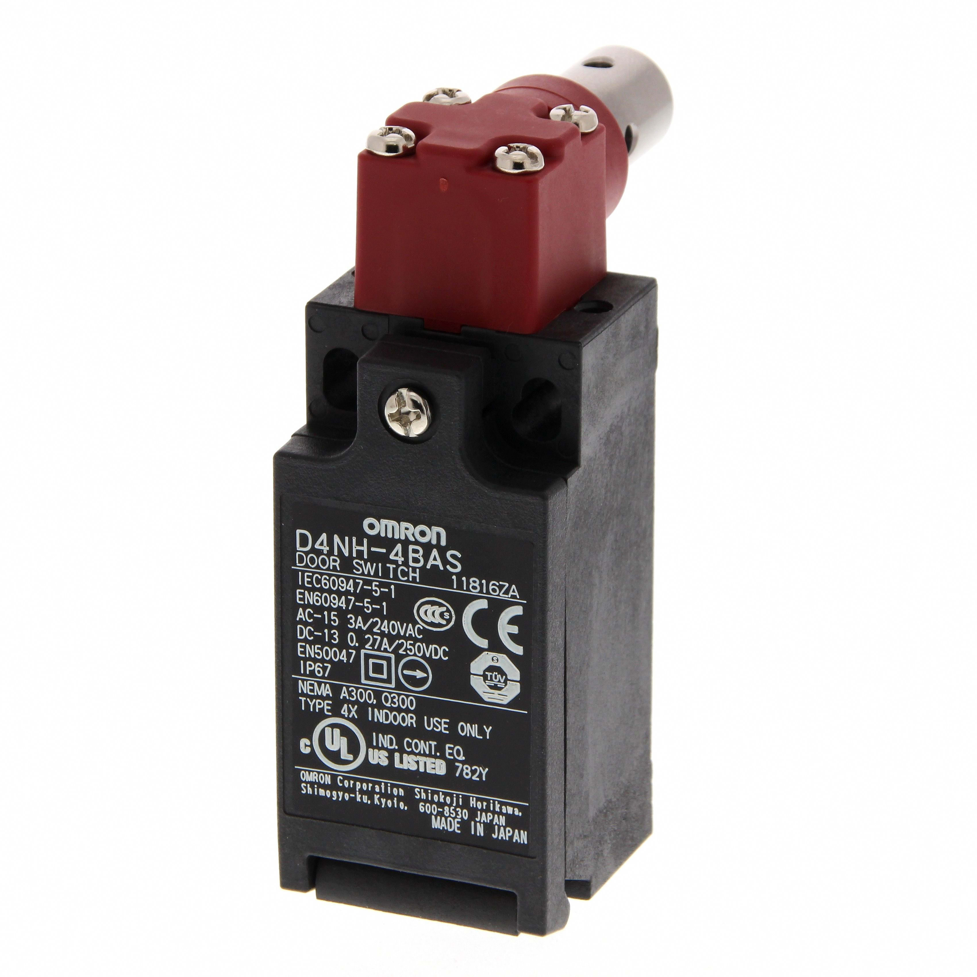 OMRON - Safety door-hinge switch, Shaft Actuator - D4NH-1BAS
