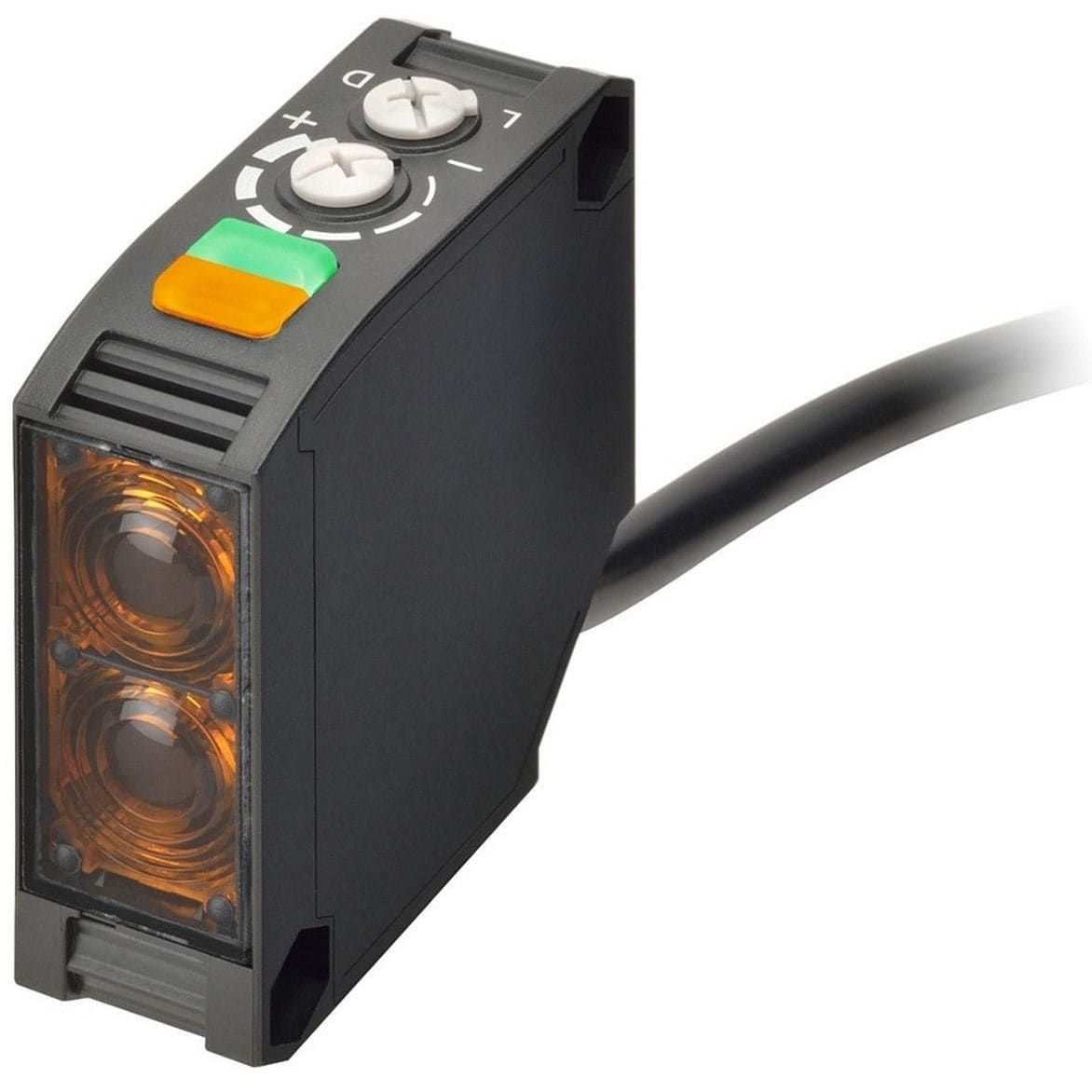 OMRON - Photoelectric sensor, square body, red L - E3JK-DR11 2M