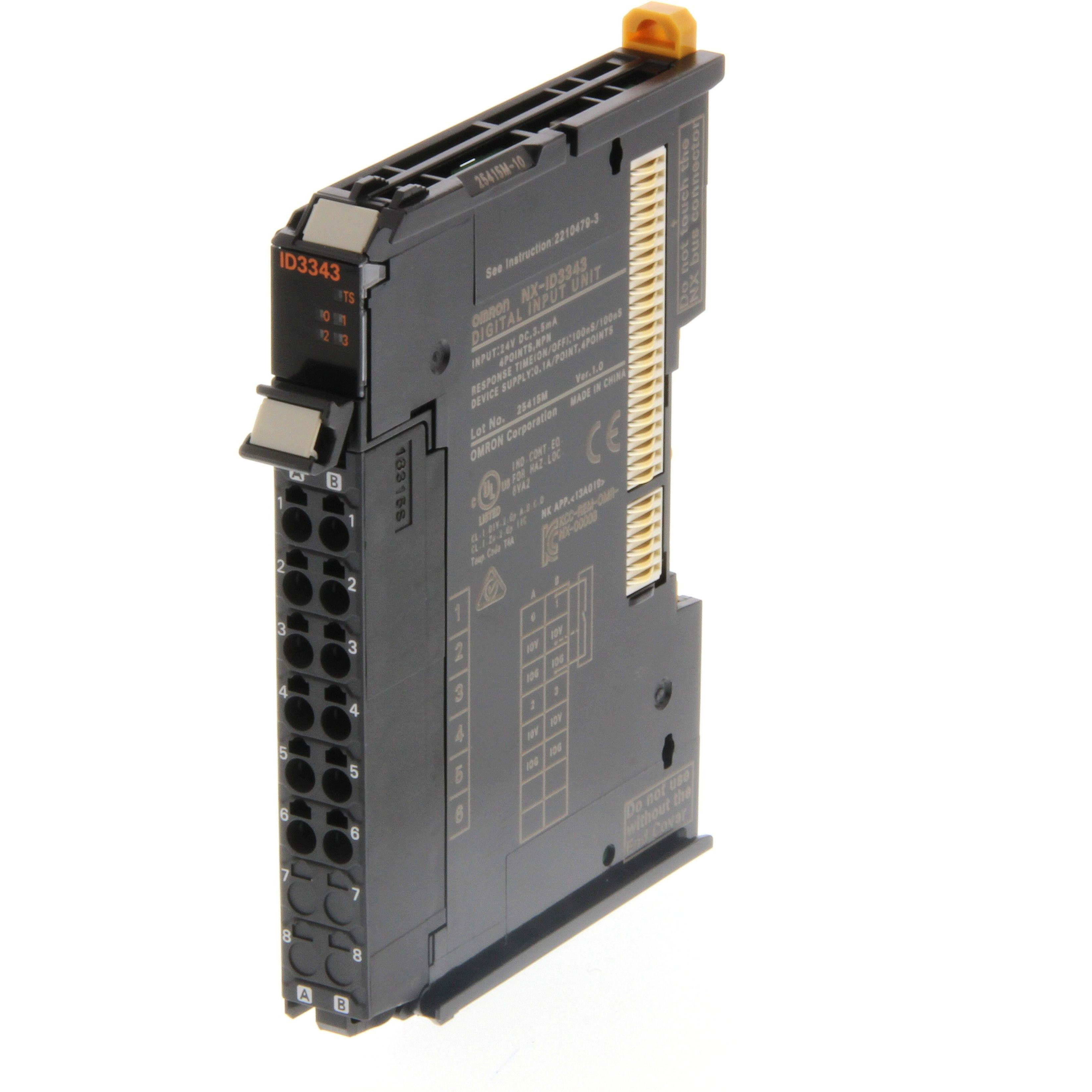 OMRON - 4 Digital Inputs, High speed, NPN 24 VDC - NX-ID3343