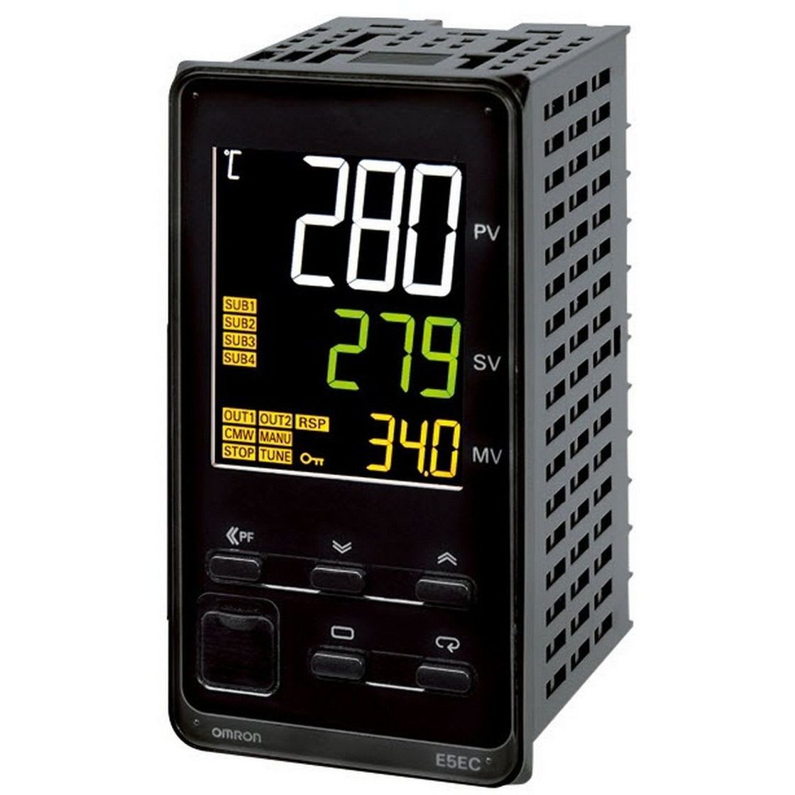 OMRON - Temp. controller, PRO, 1/8 DIN (96x48mm) - E5EC-QX4D5M-009