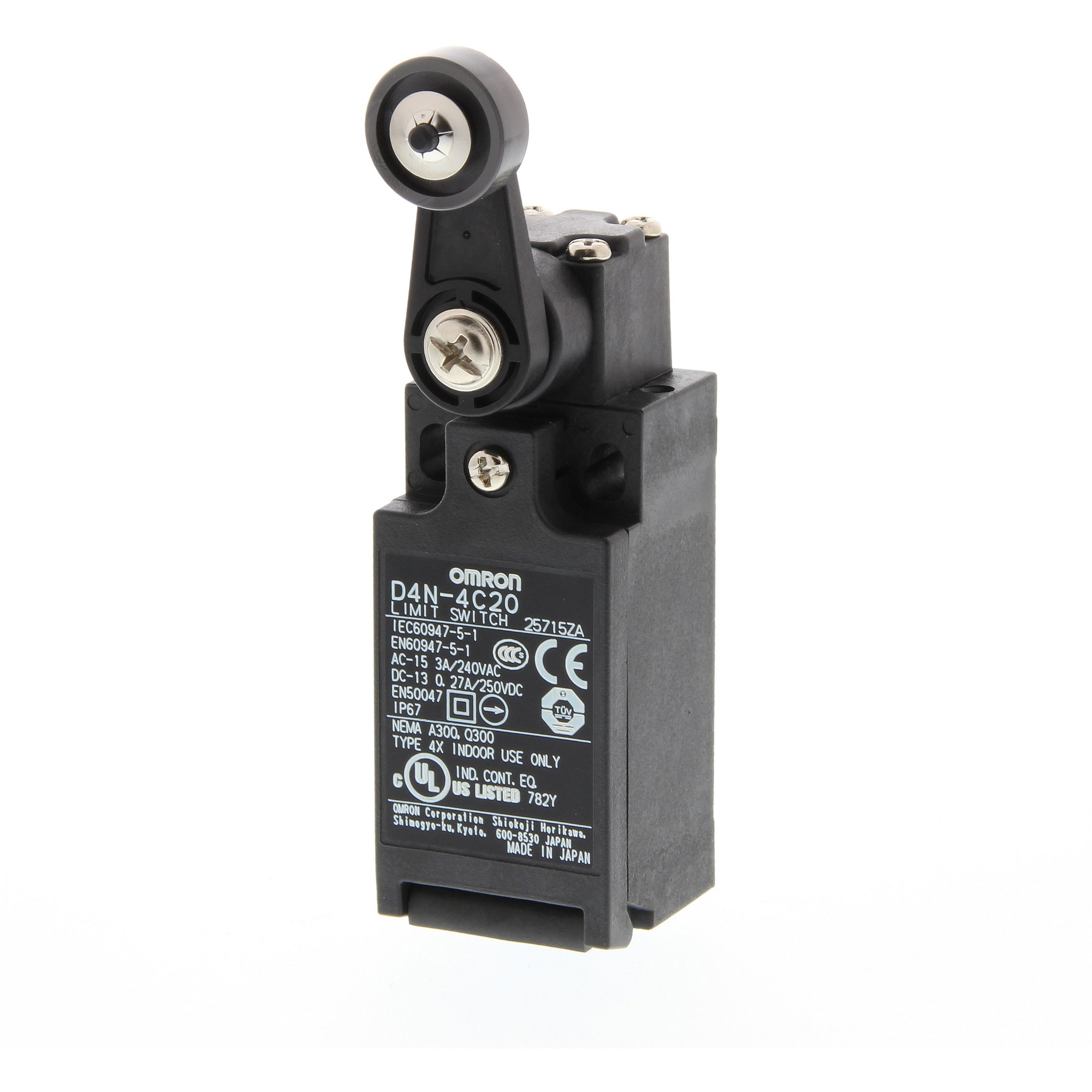 OMRON - Limit switch, Roller lever (resin lever, - D4N-2120