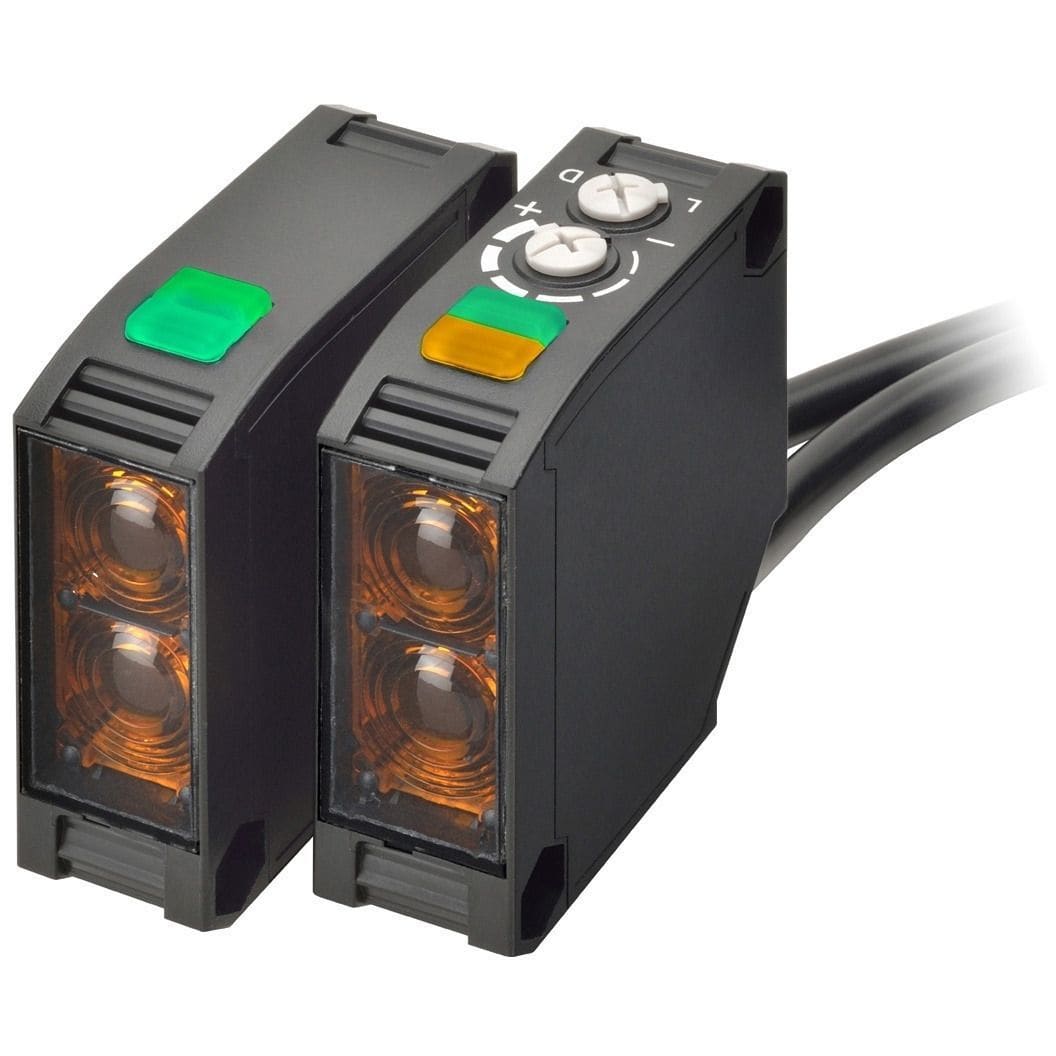 OMRON - Photoelectric sensor, square body, red L - E3JK-TP11 2M