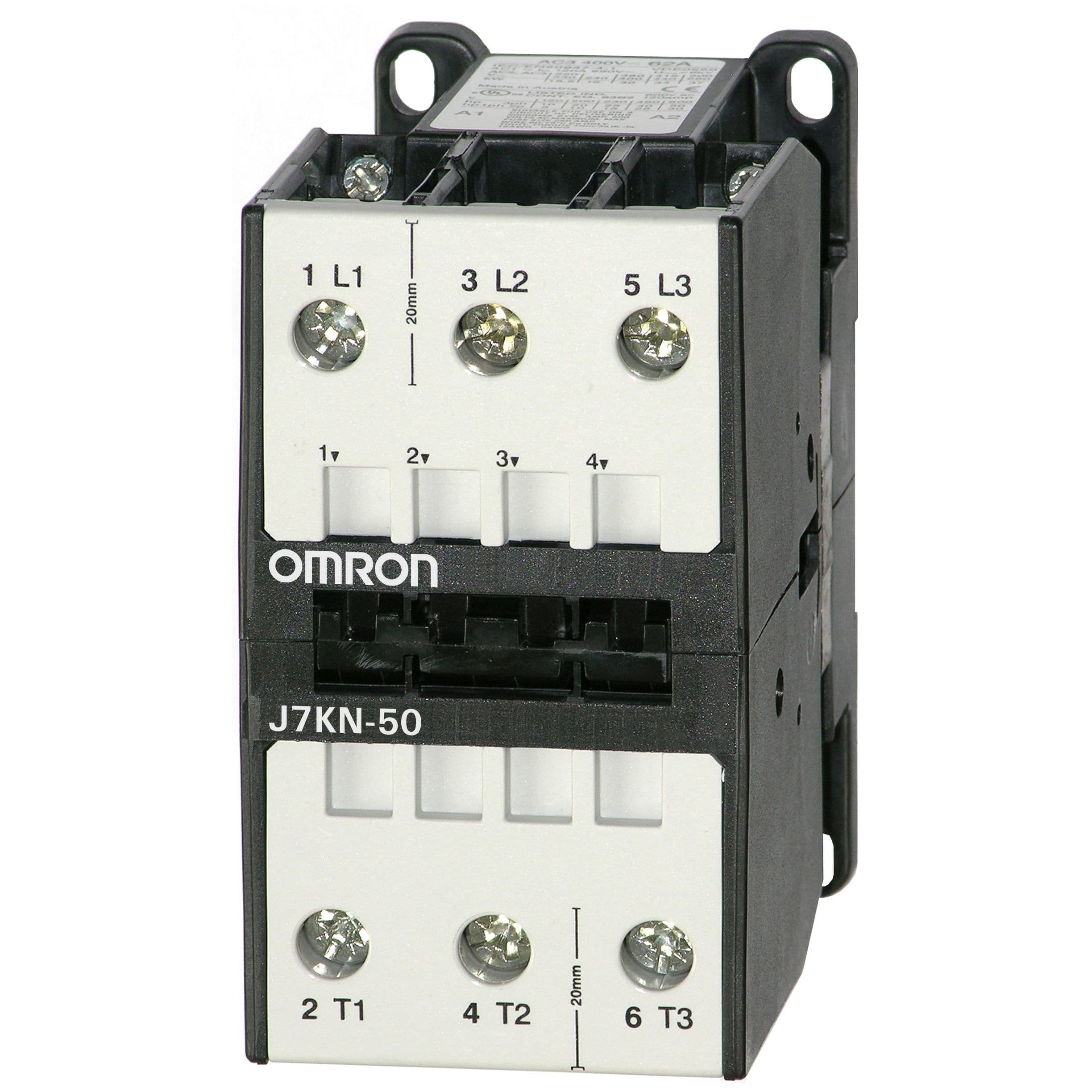 OMRON - Contactor, 3-pole, 50 A/22 kW AC-3 (110 - J7KN-50 24D