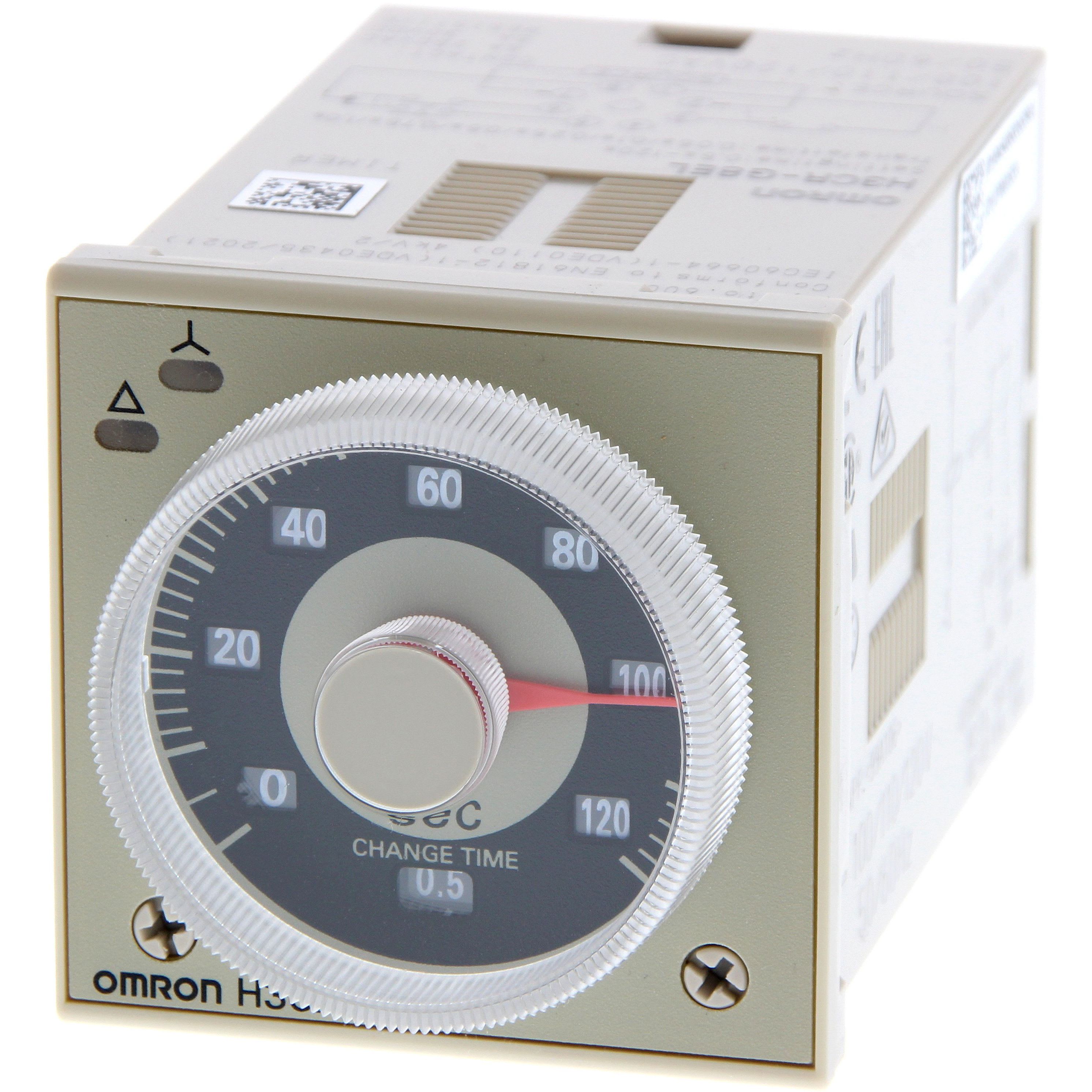 OMRON - Timer, plug-in, 8-pin, 1/16DIN (48 x 48 - H3CR-G8L AC200-240