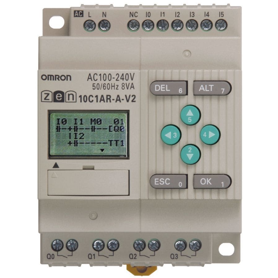 OMRON - Programmable relay, 100-240 VAC supply, - ZEN-10C1AR-A-V2