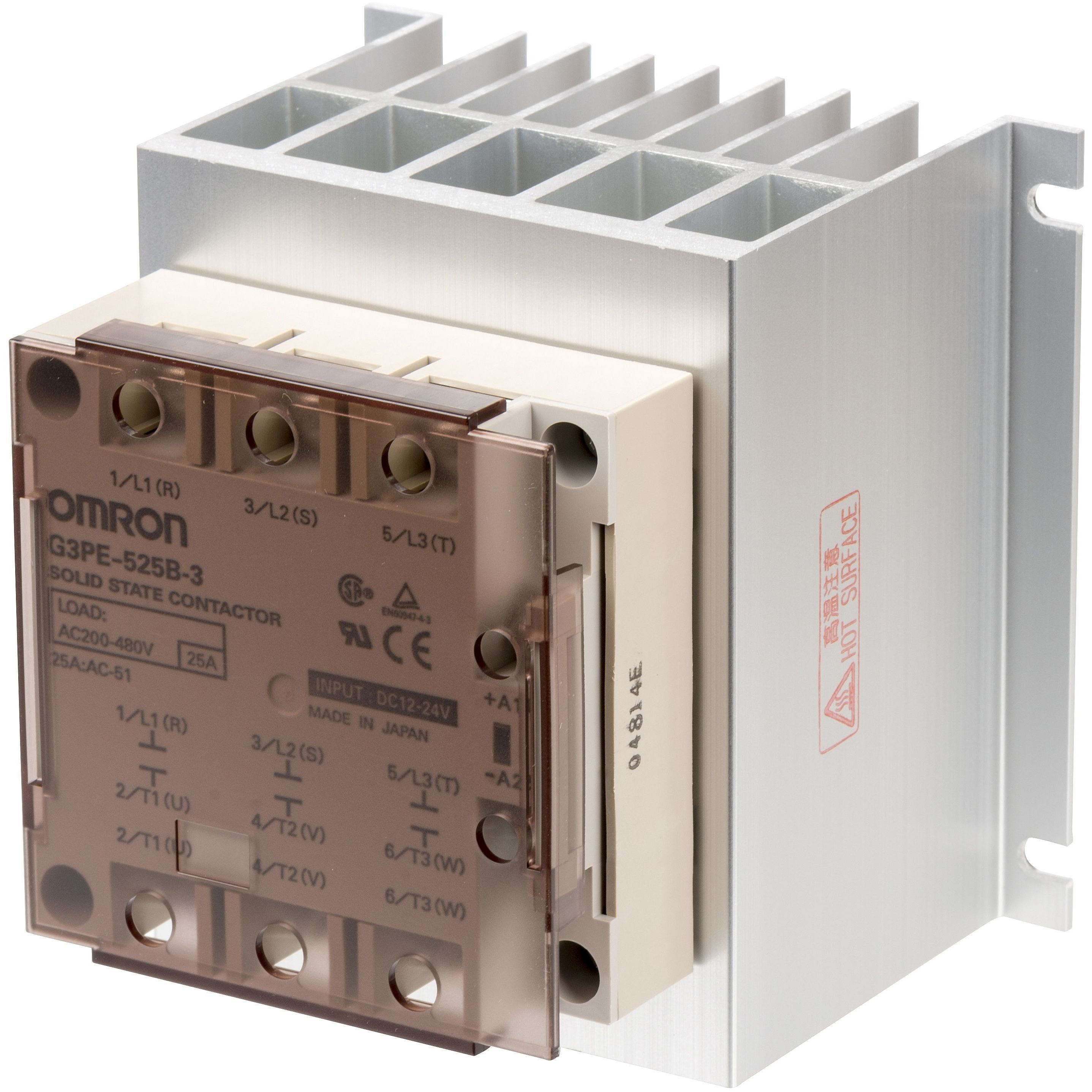 OMRON - Solid-State relay, 3-pole, screw mountin - G3PE-525B-3 12-24VDC