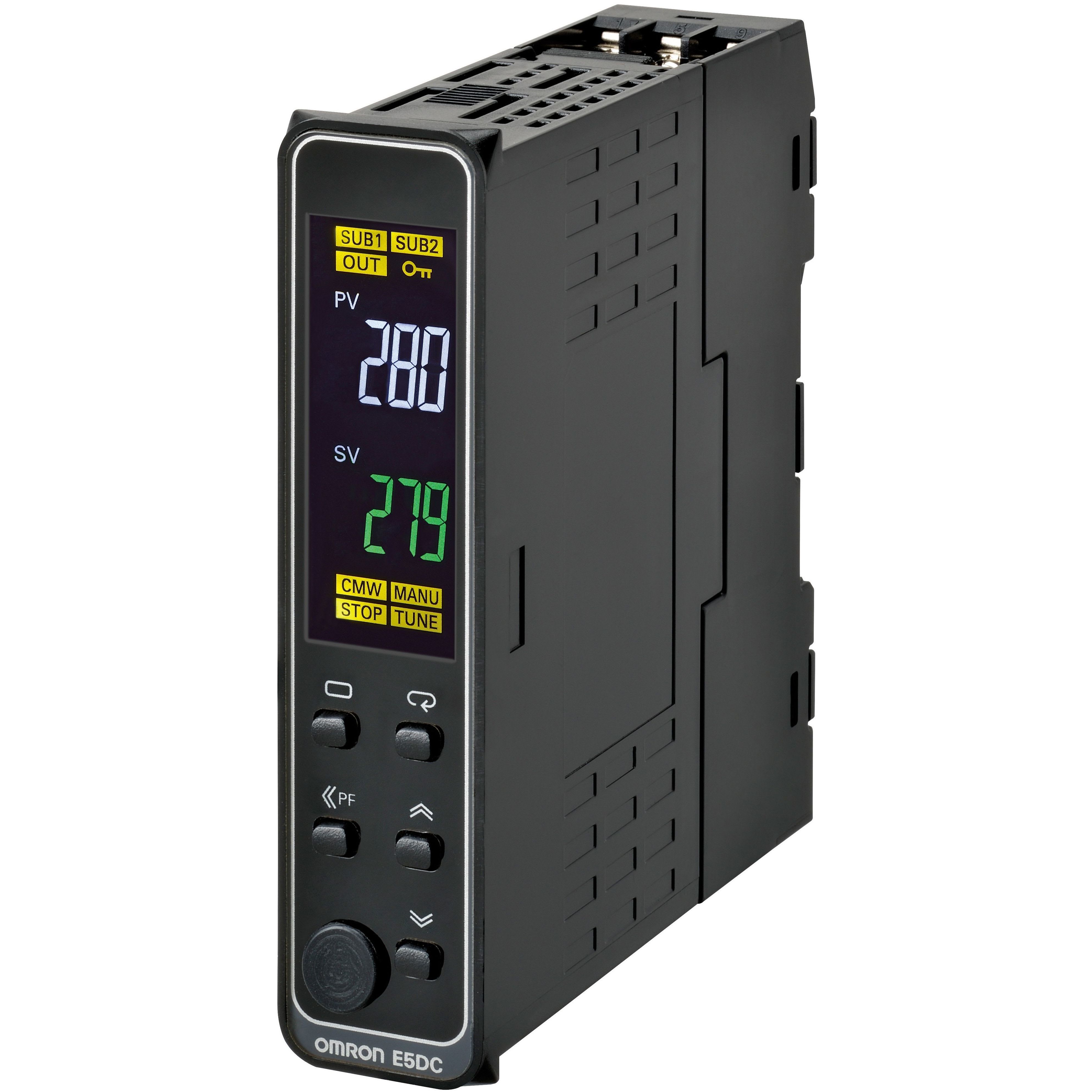 OMRON - Temp. controller, PRO, DIN Rail 22,5mm, - E5DC-RX2ASM-002