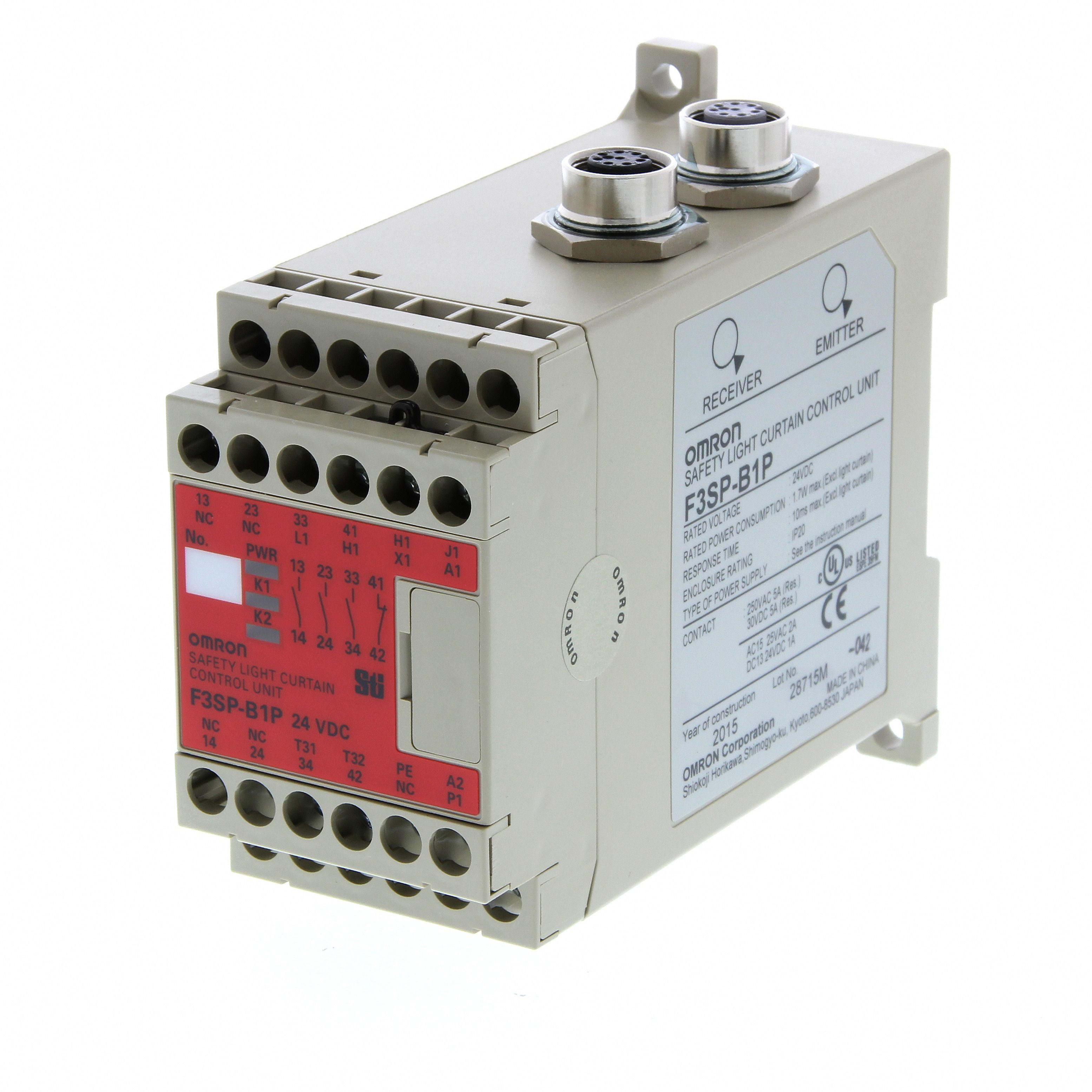 OMRON - Control Unit for F3SJ, 3NO + 1NC, (use F - F3SP-B1P